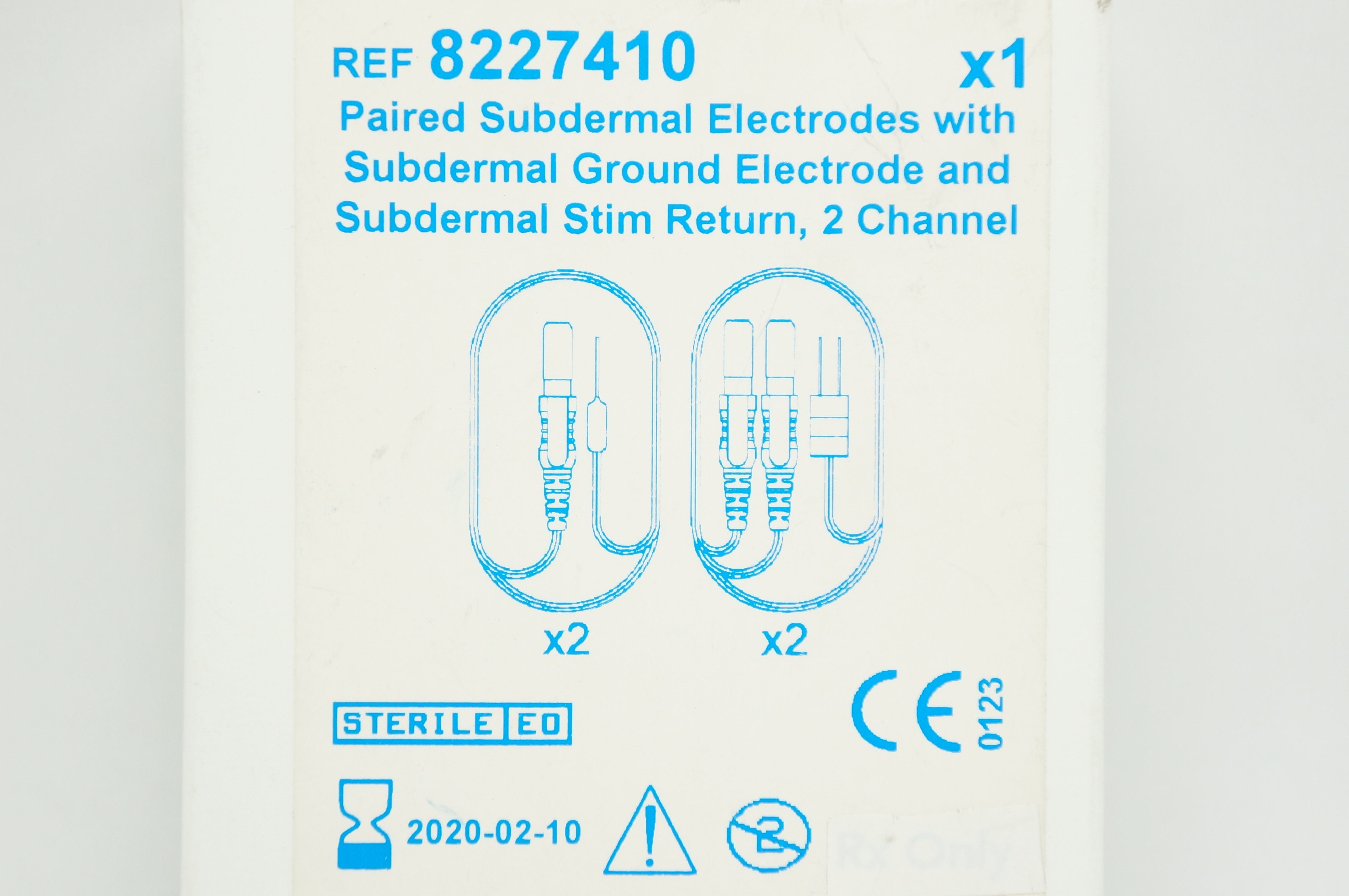 Medtronic 8227410  Paired Subdermal Electrodes, 2 Channel (x)