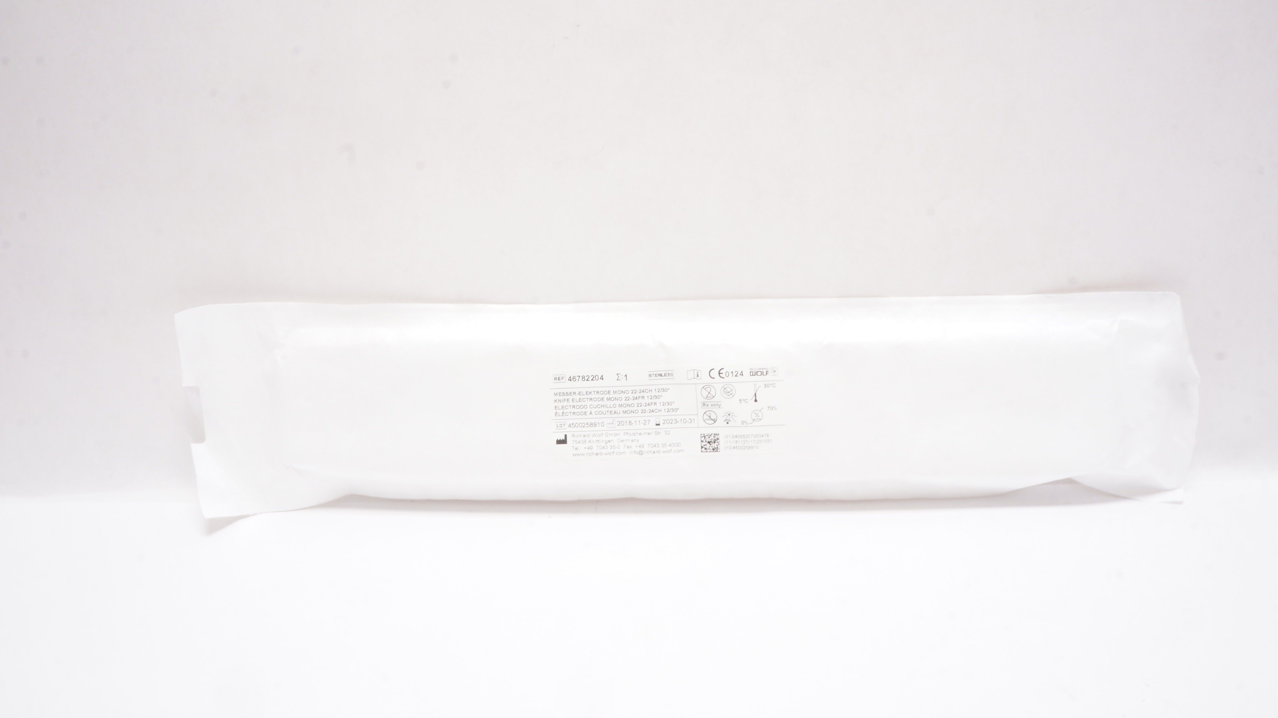 Richard Wolf 46782204 Knife Electrode Mono 22-24Fr. 12/30 Degree