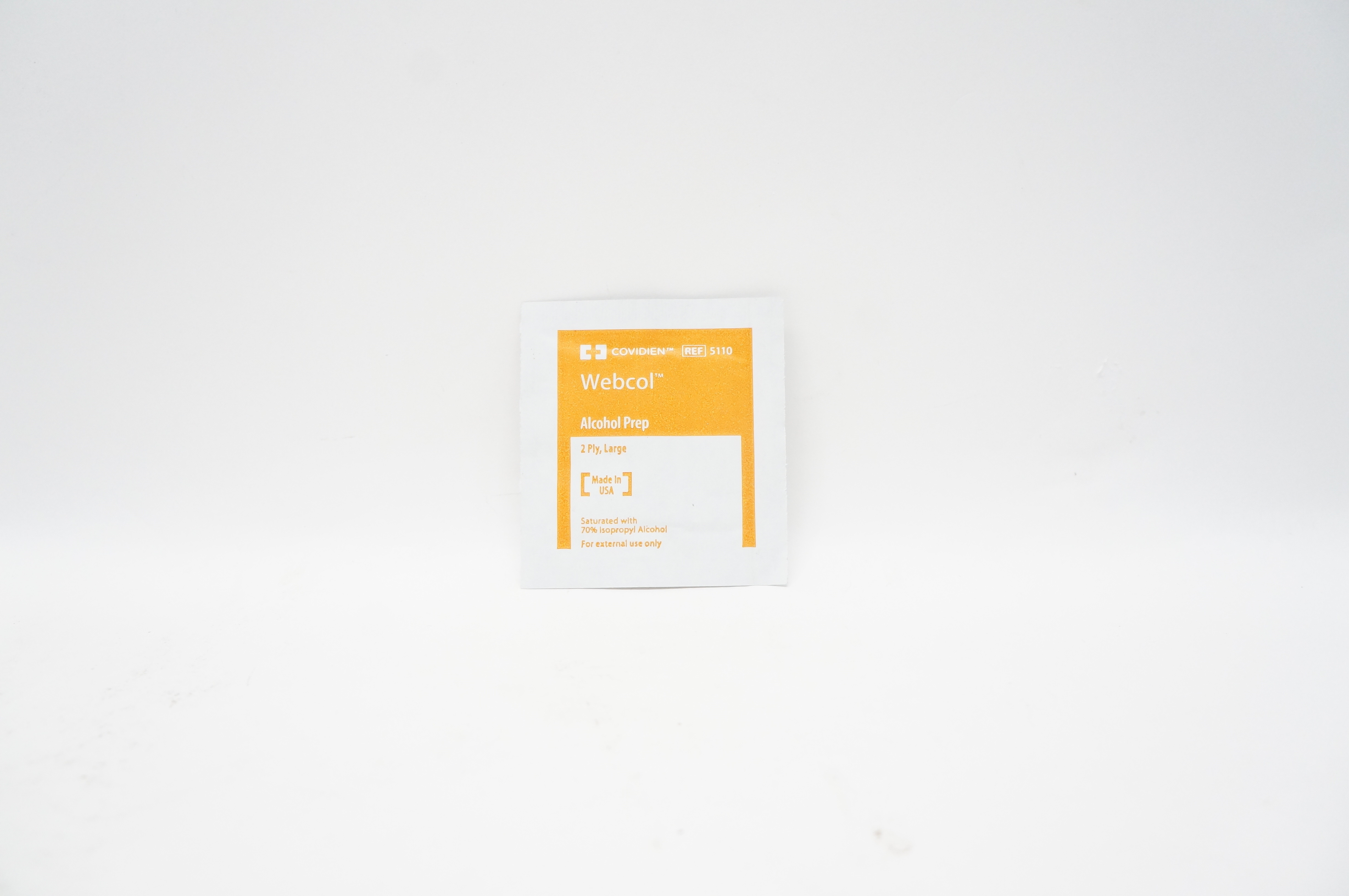 Covidien 5110 Webcol Alcohol Prep 2Ply Large