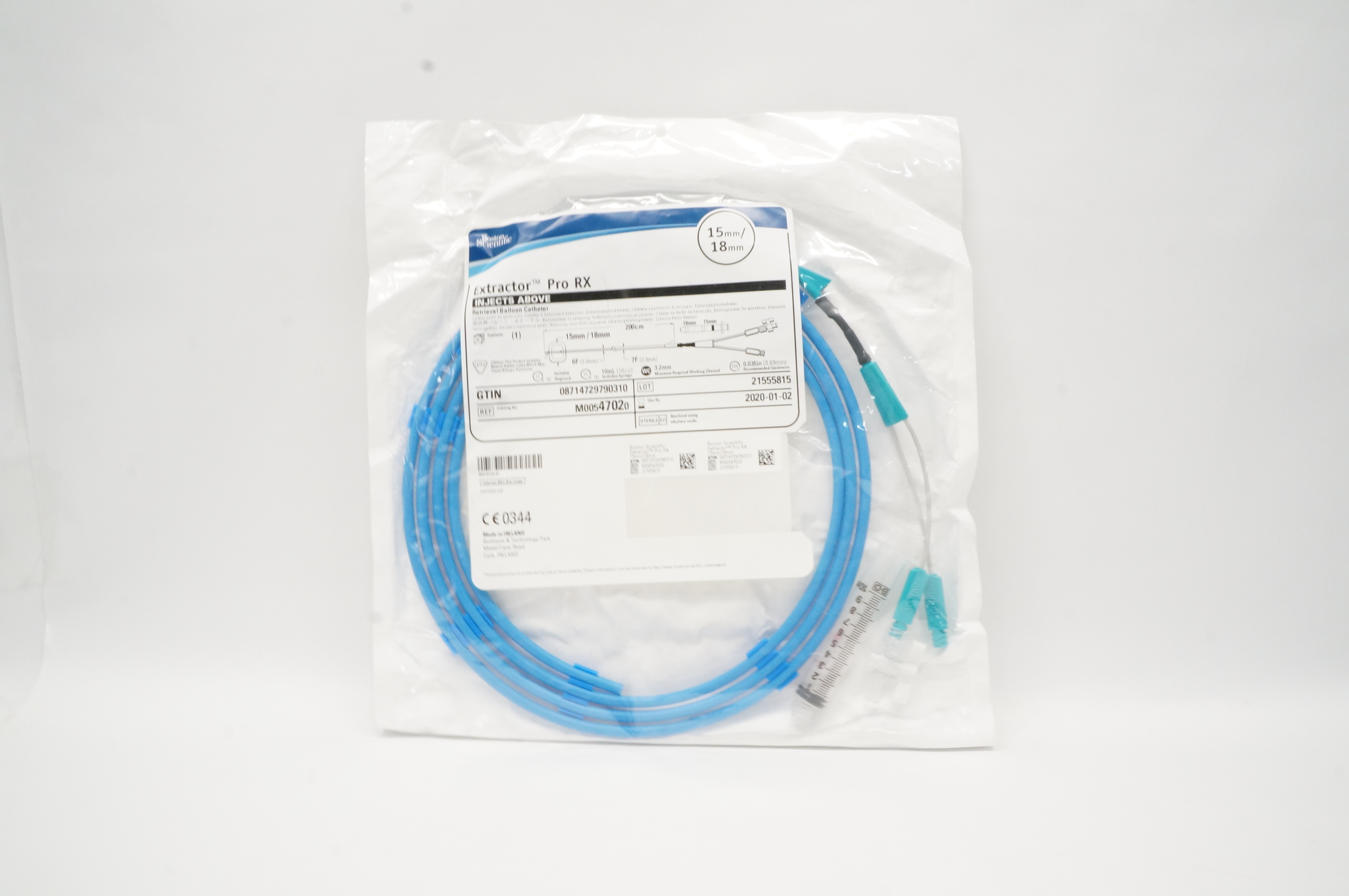 Boston Scientific M00547020 Extractor Retrieval Balloon Cath. 15mm/18mm (x)