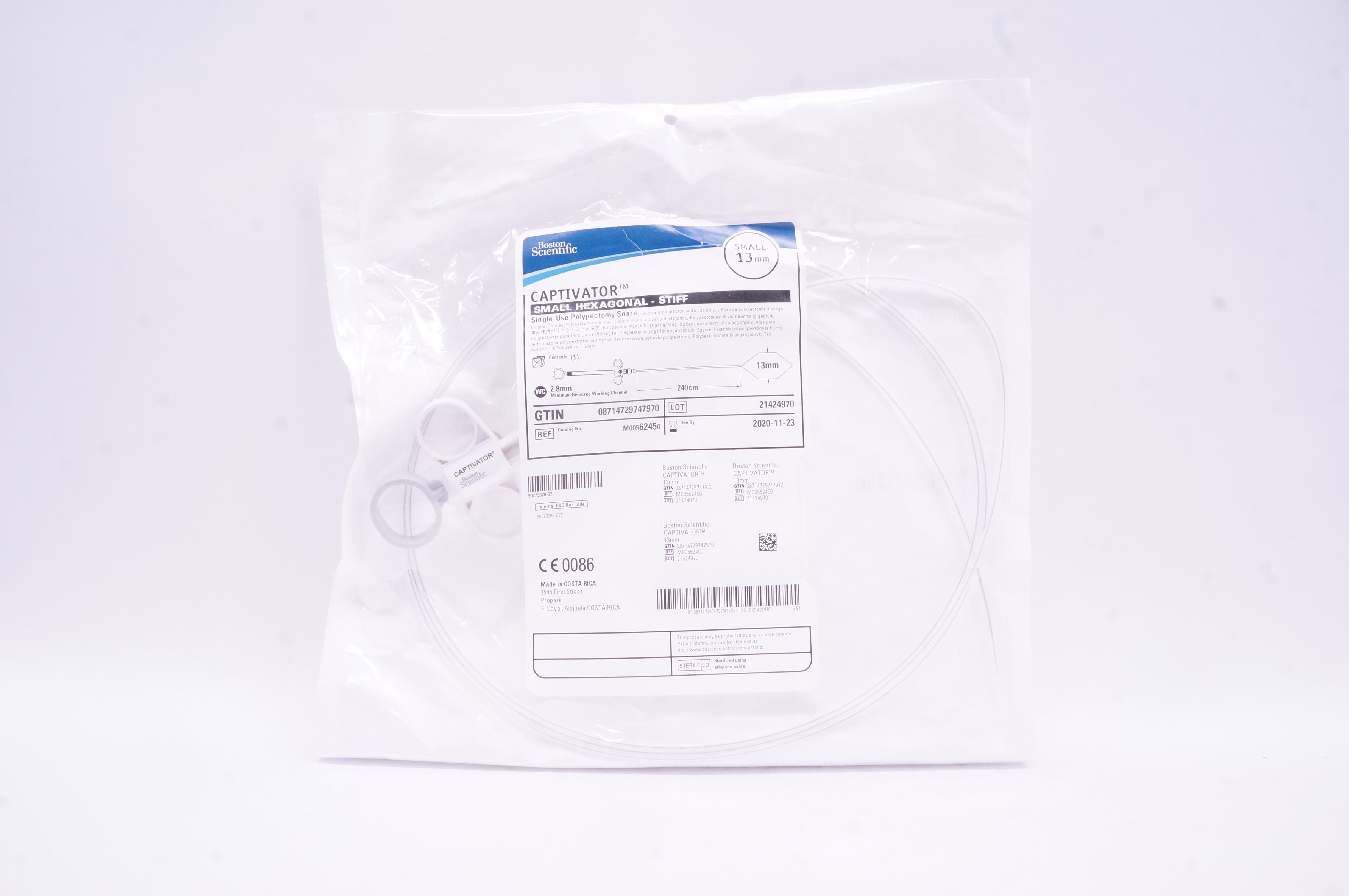 Boston Scientific 6245 Captivator Small Hexagonal - Stiff 13mm (x)