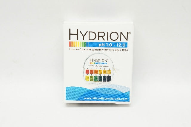 MicroEssentialLab 50 Hydrion pH 1.0 -12.0 and Sanitizer Test Kits
