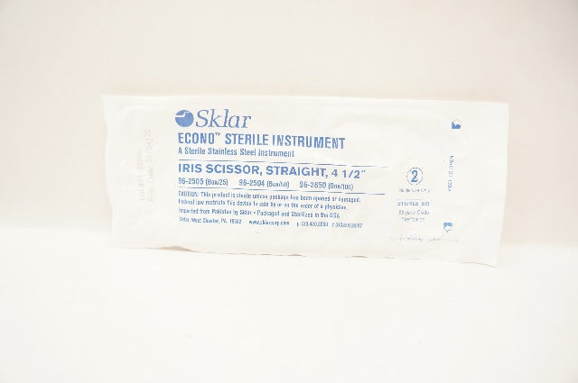 Sklar Econo Iris Scissor, Straight 4-1/2inch (x)