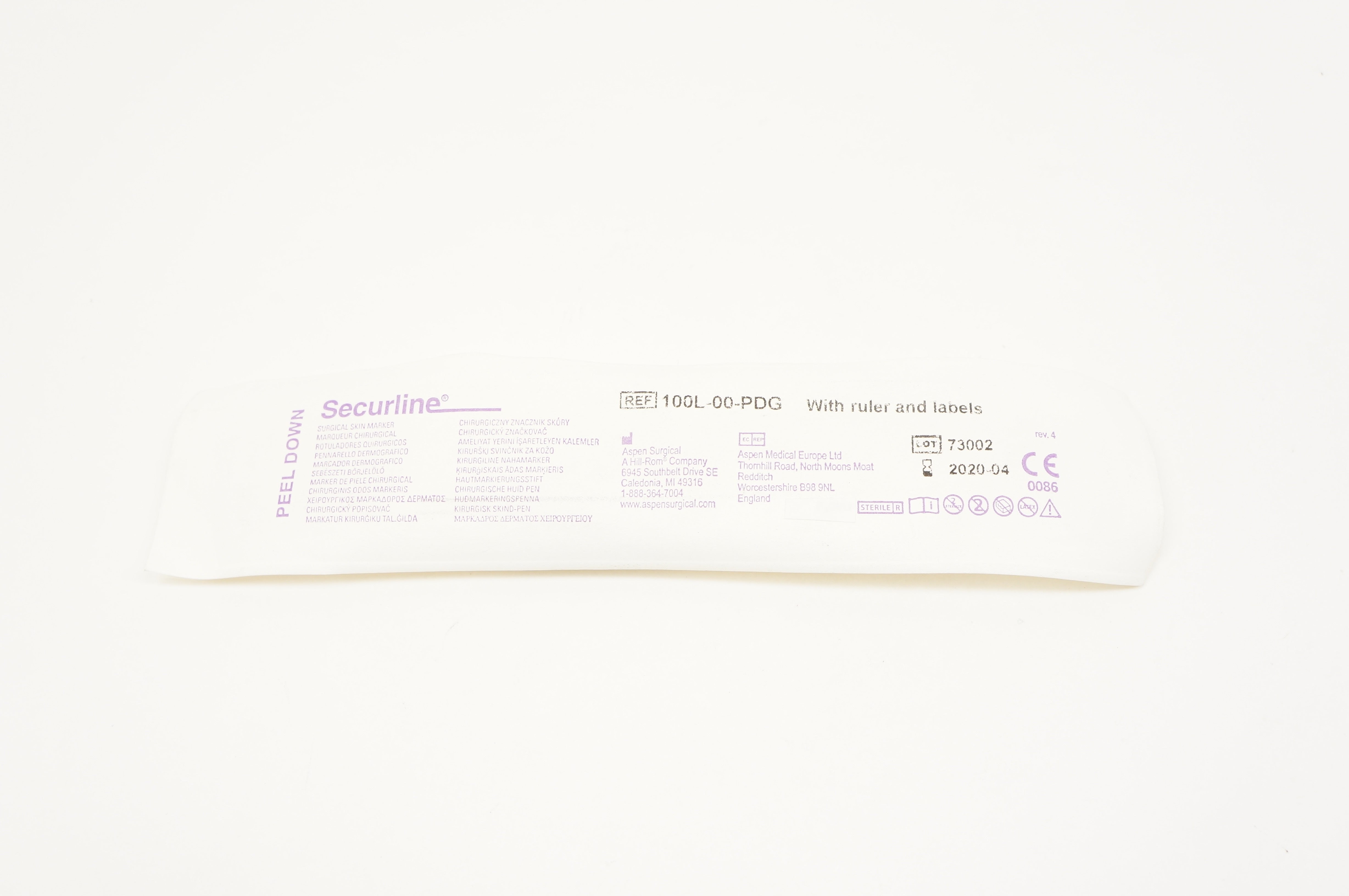 Aspen 100L-00-PDG Securline Surgical Skin Marker (x)