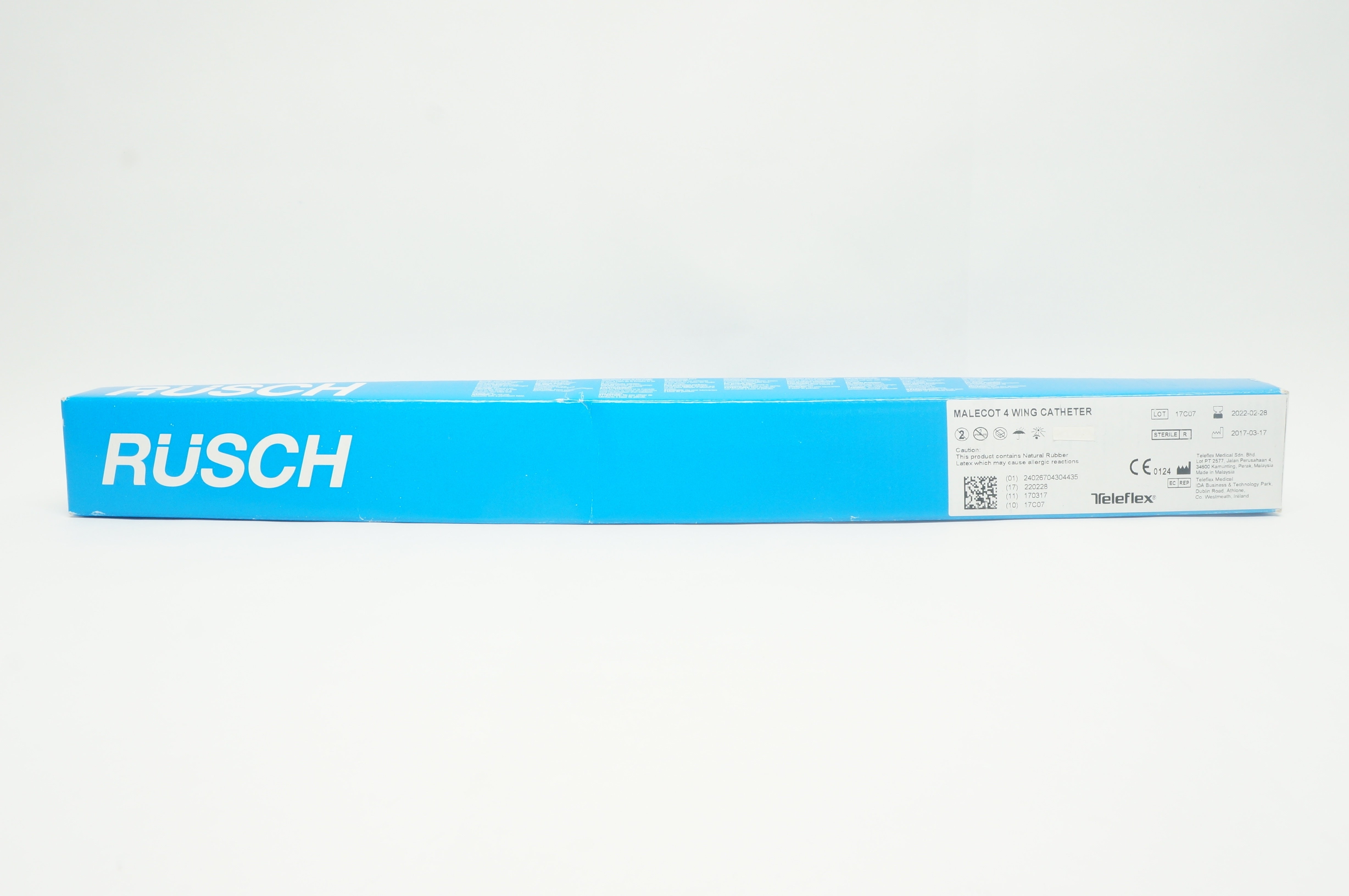 Teleflex 361228 Malecot 4 Wing Cath.  Ch. 28, OD 9.3mm