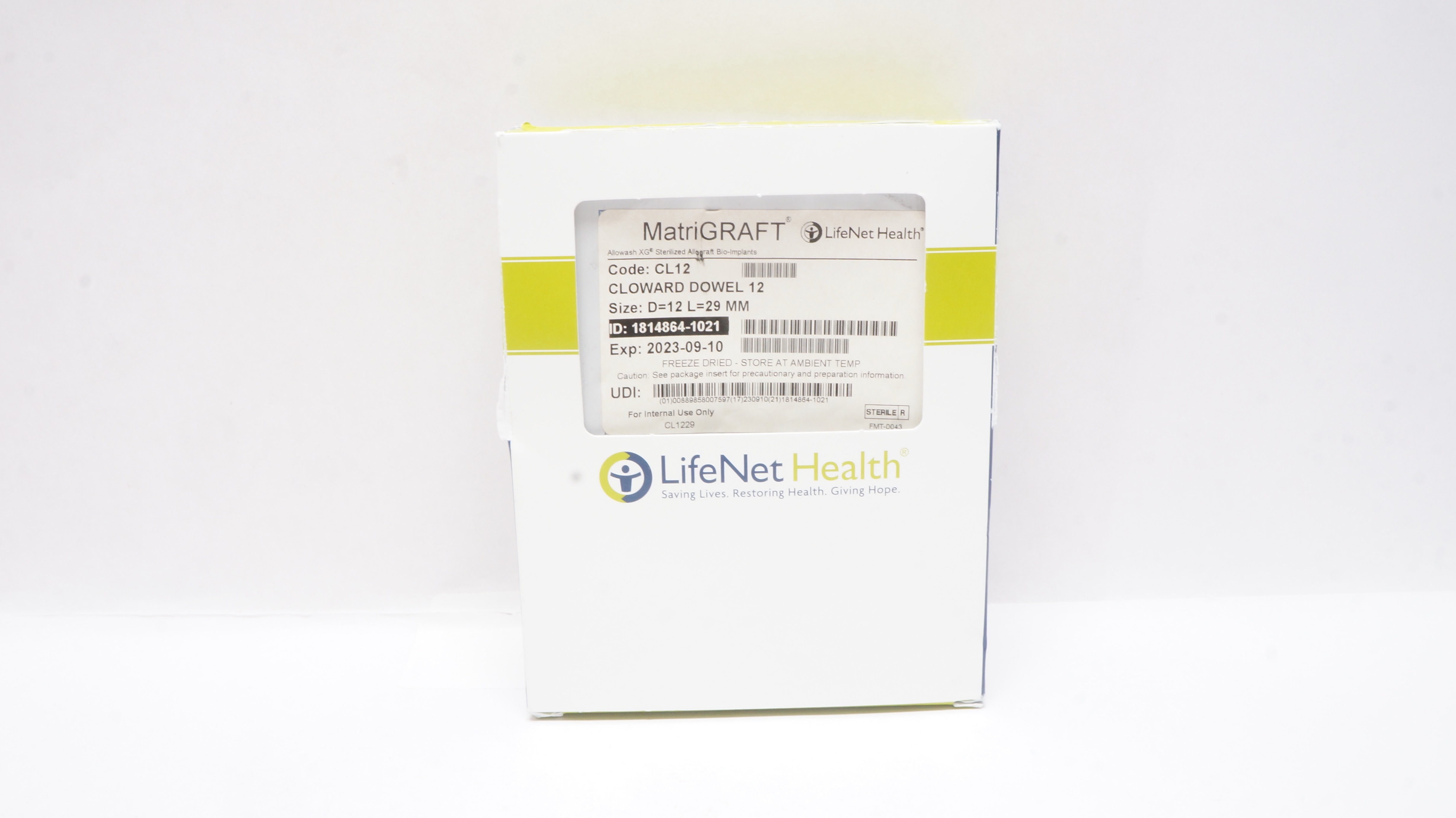 LifeNet Health CL12 Cloward Dowel 12