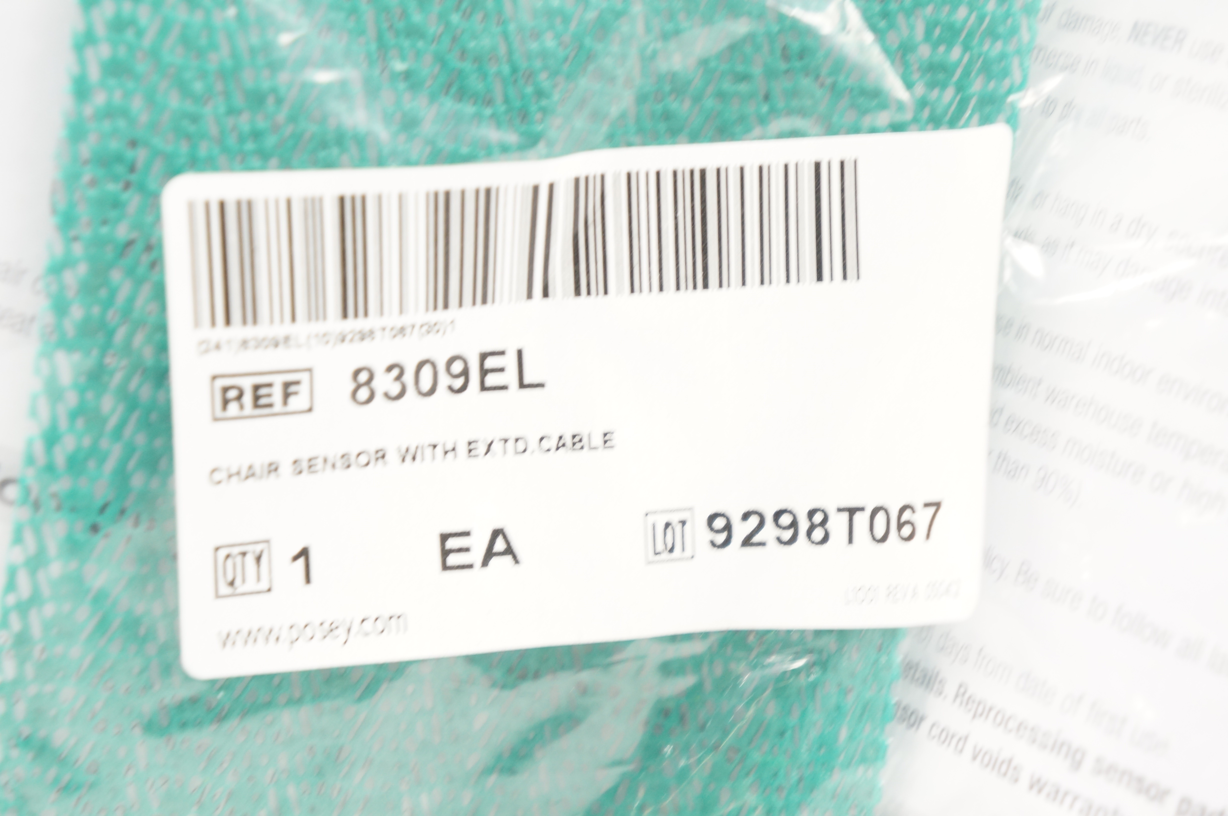 Posey 8309EL Chair Sensor With Extended Cable