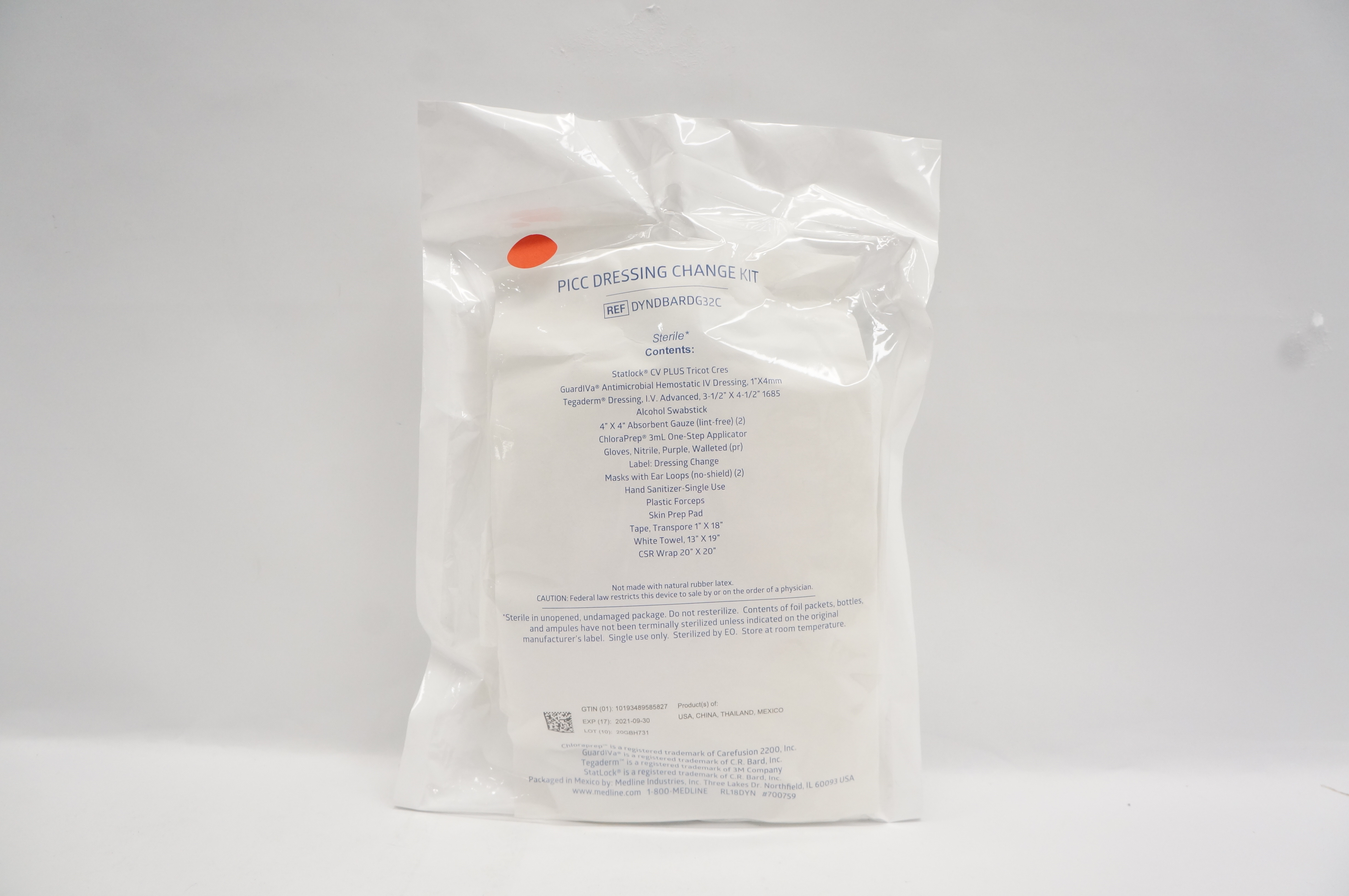 Medline DYNDBARDG32C Picc Dressing Change Kit (x)