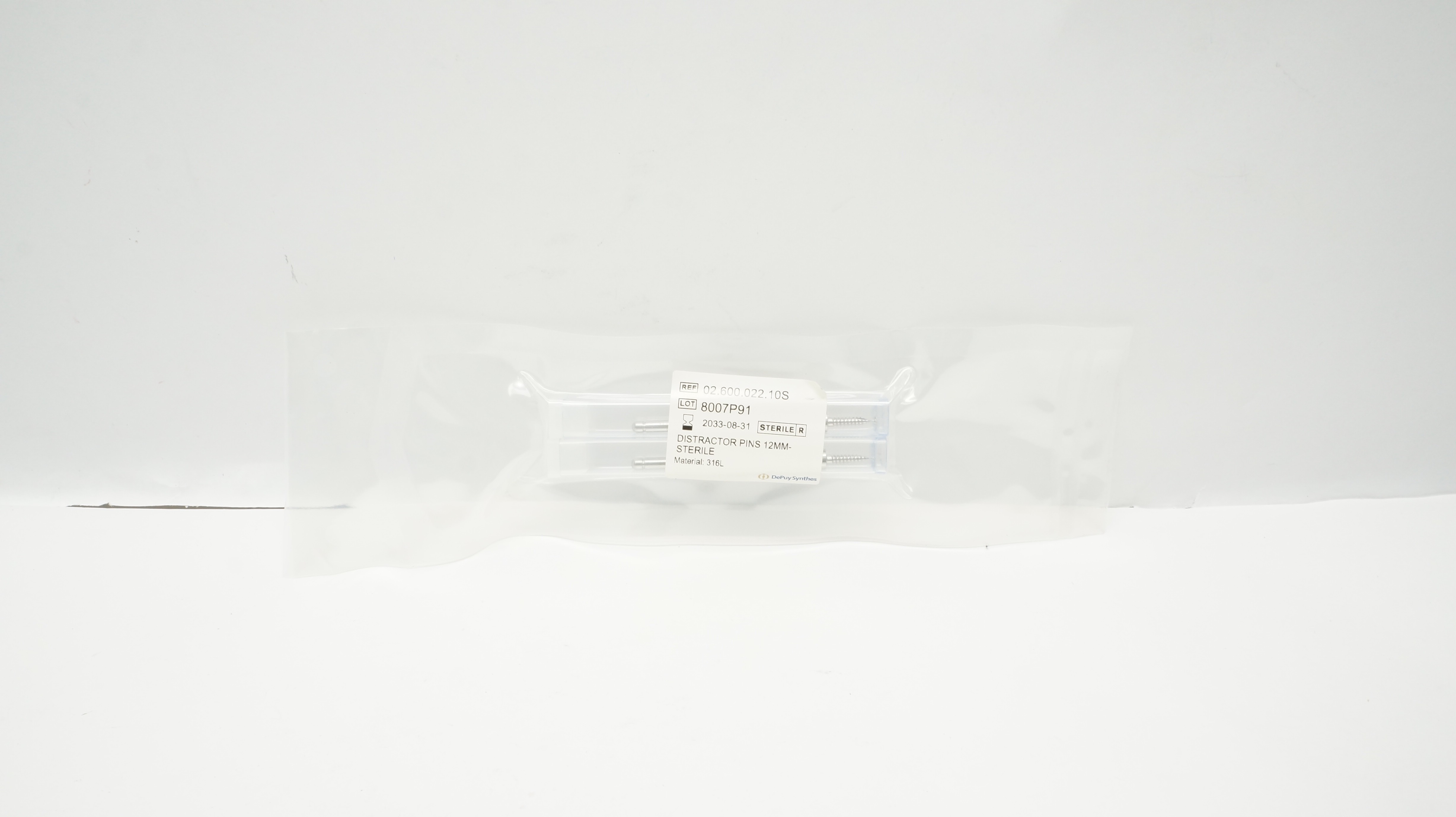 DePuy 02.600.022.10S Distractor Pins 12mm,Sterile