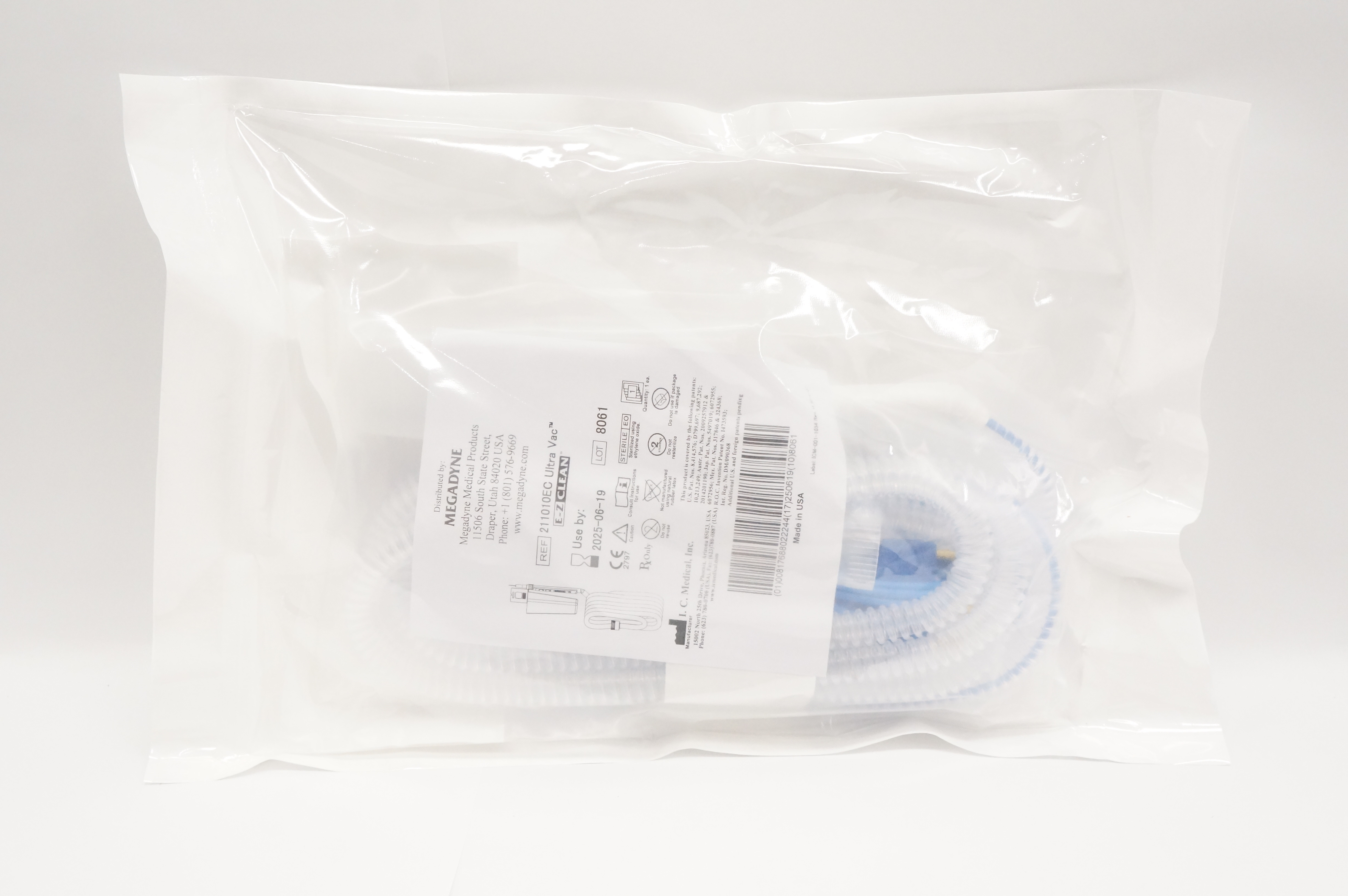 I.C.Medical 211010EC Megadyne Ultra Vac E-Z Clean