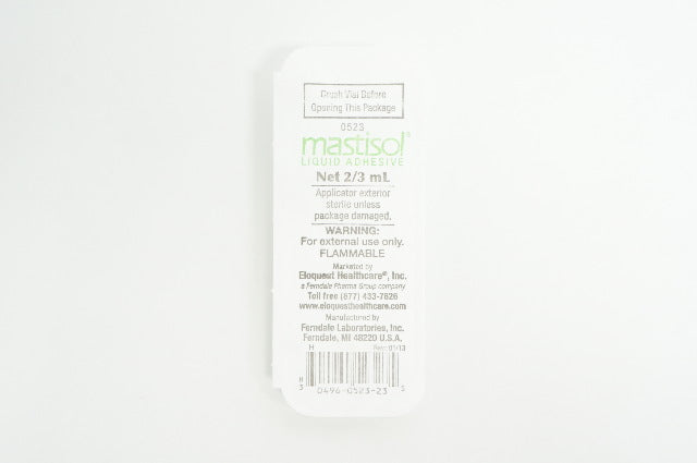 Mastisol 0523 Ferndale Laboratories Liquid Adhesive 2/3mL