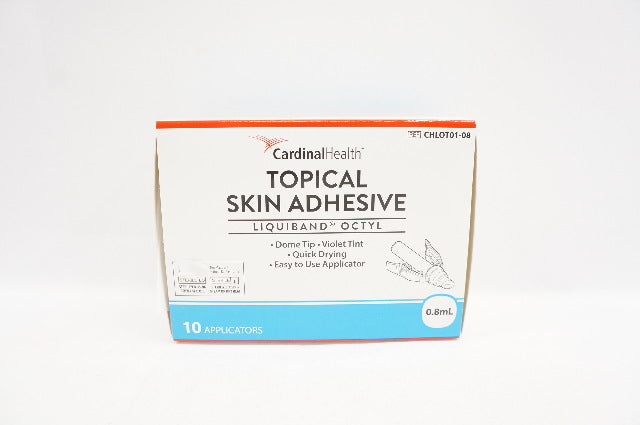 Cardinal Health CHLOT01-08 Topical Skin Adhesive 0.8ml - Box of 10