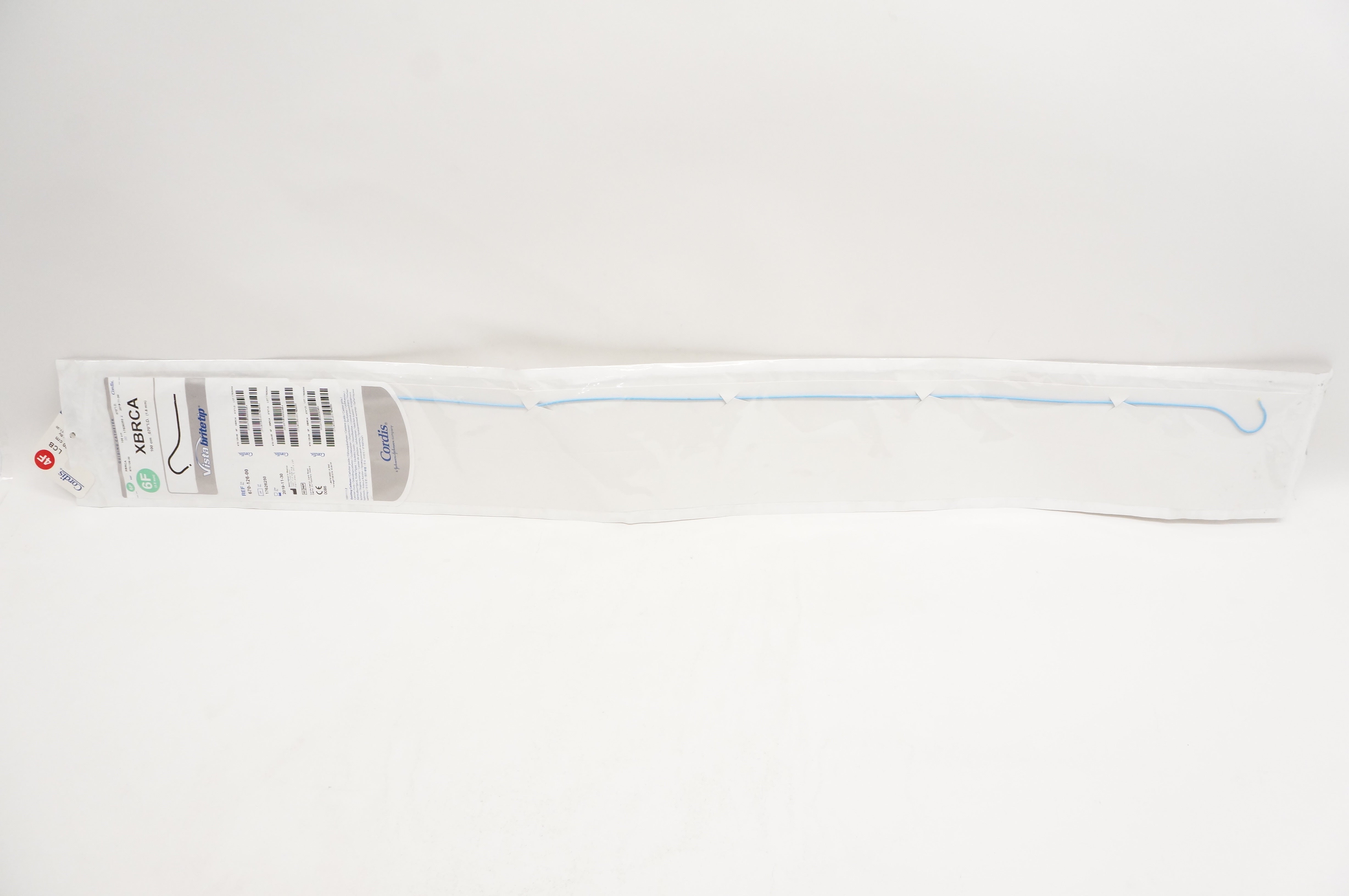 Cordis 670-126-00 VistaBriteTip Guiding Cath. XBRCA 6F x 100cm x .070inch (x)