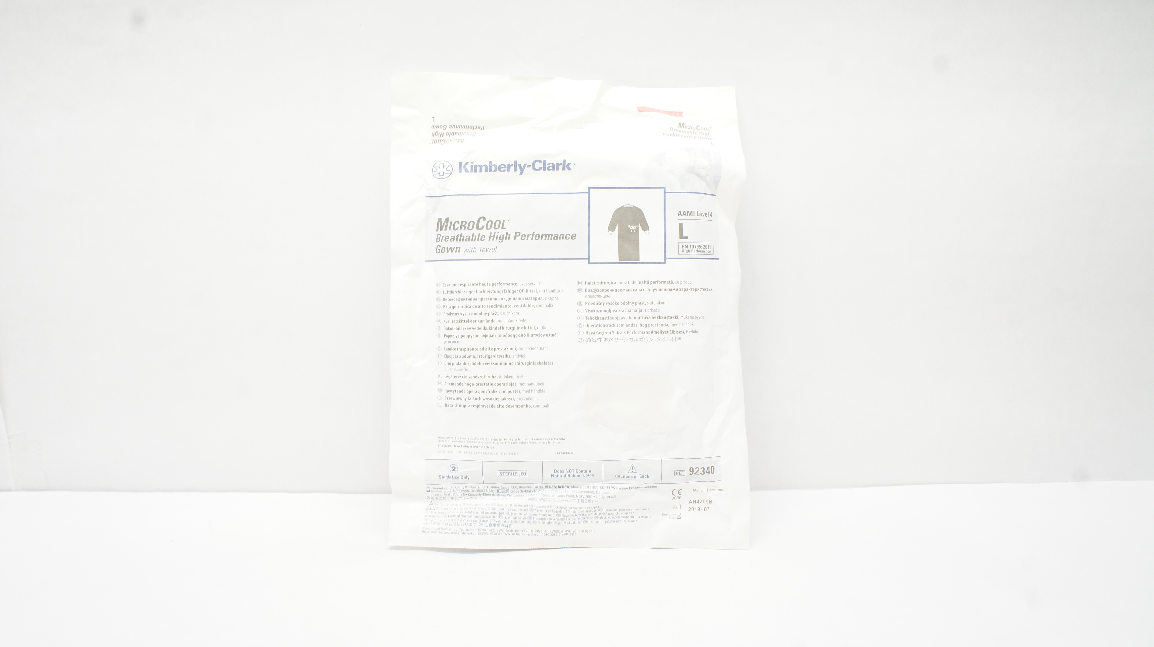 Kimberly Clark 92340 MicroCool Breathable High Performance Gown W/Towel Large(x)