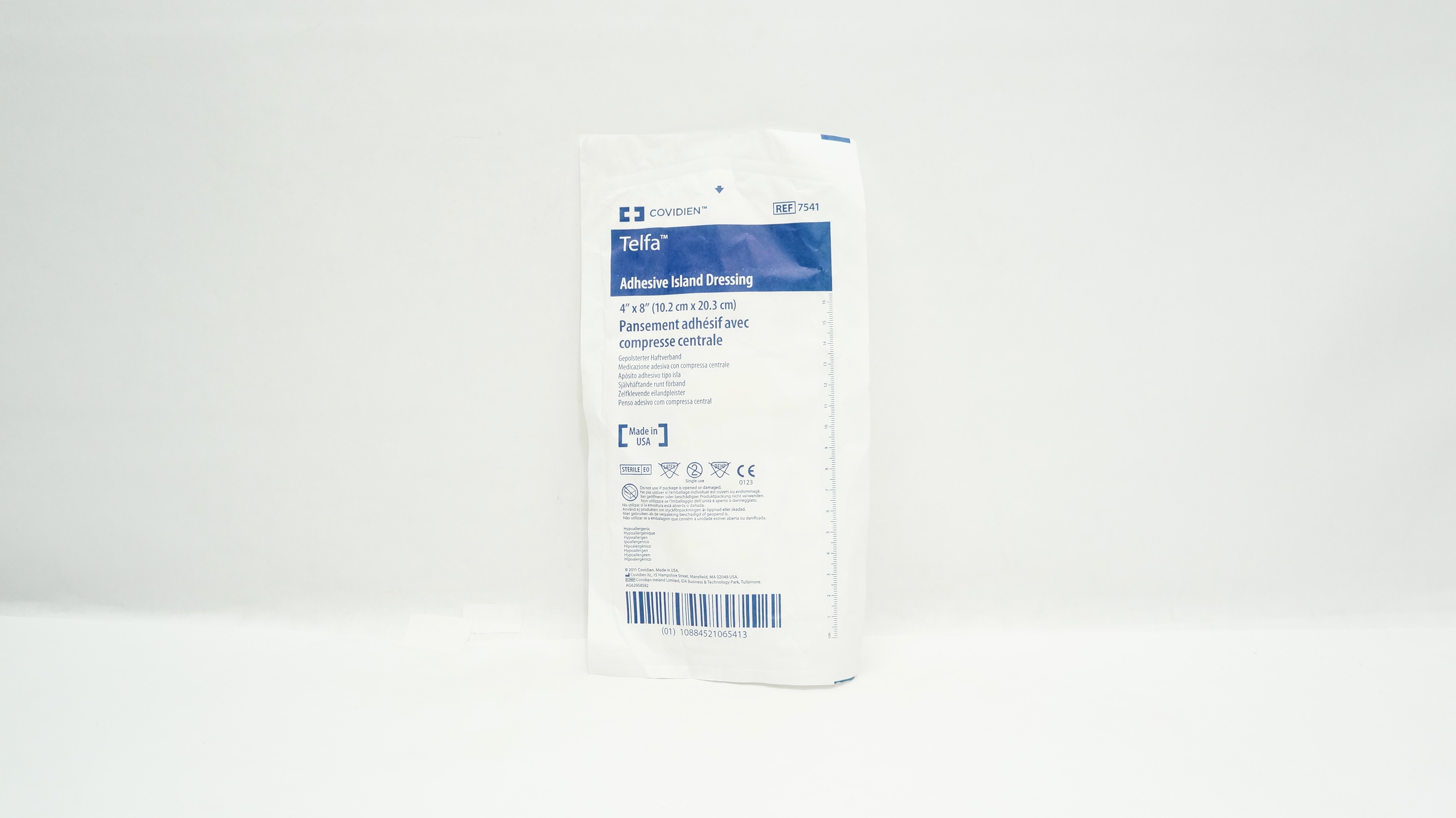 Covidien 7541 Telfa Adhesive Island Dressing 4inch x 8inch (x)
