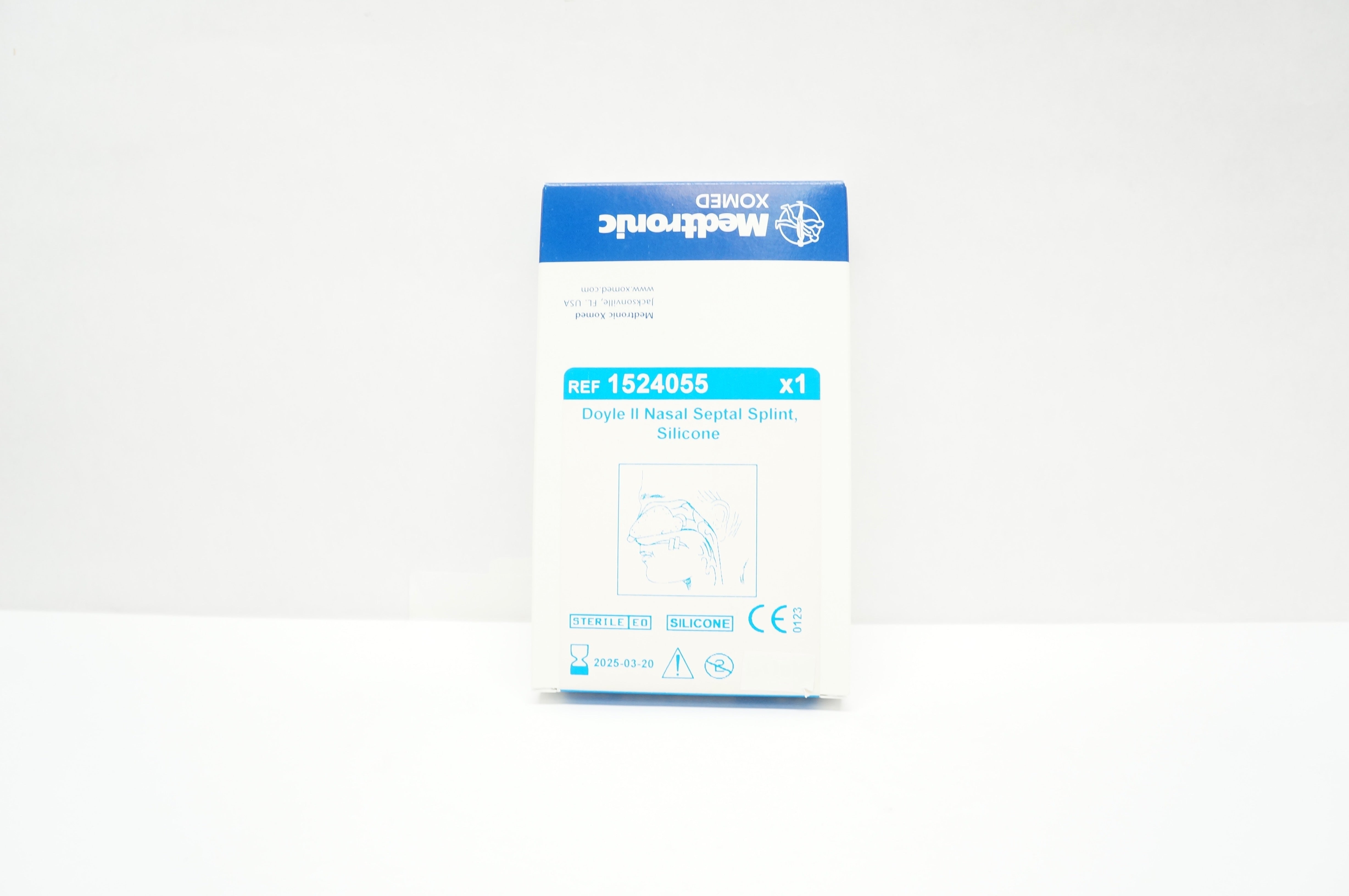Medtronic 1524055 Doyle II Nasal Septal Splint Silicone