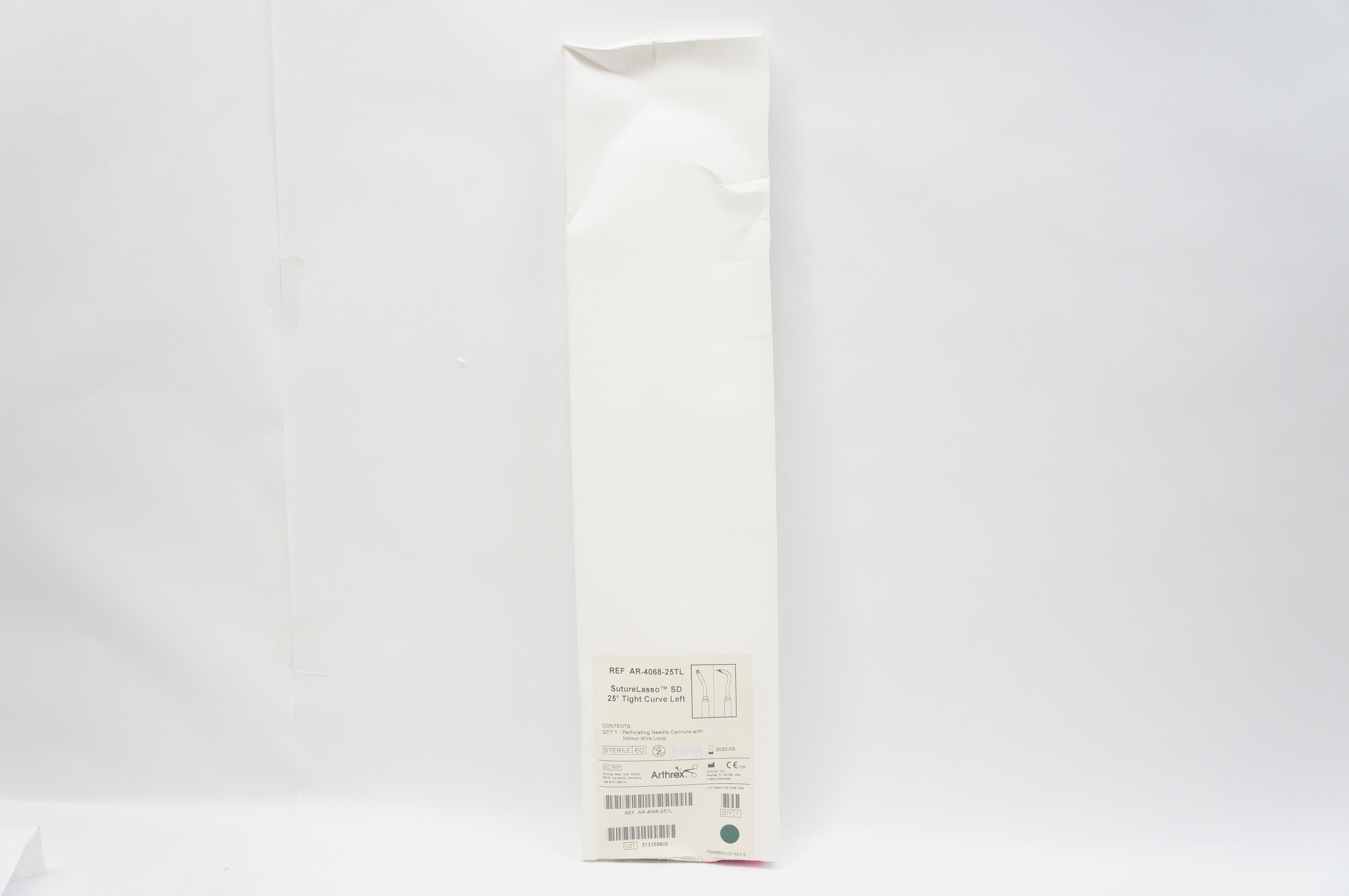 Arthrex AR-4068-25TL SutureLasso SD 25degree Tight Curve Left (x)