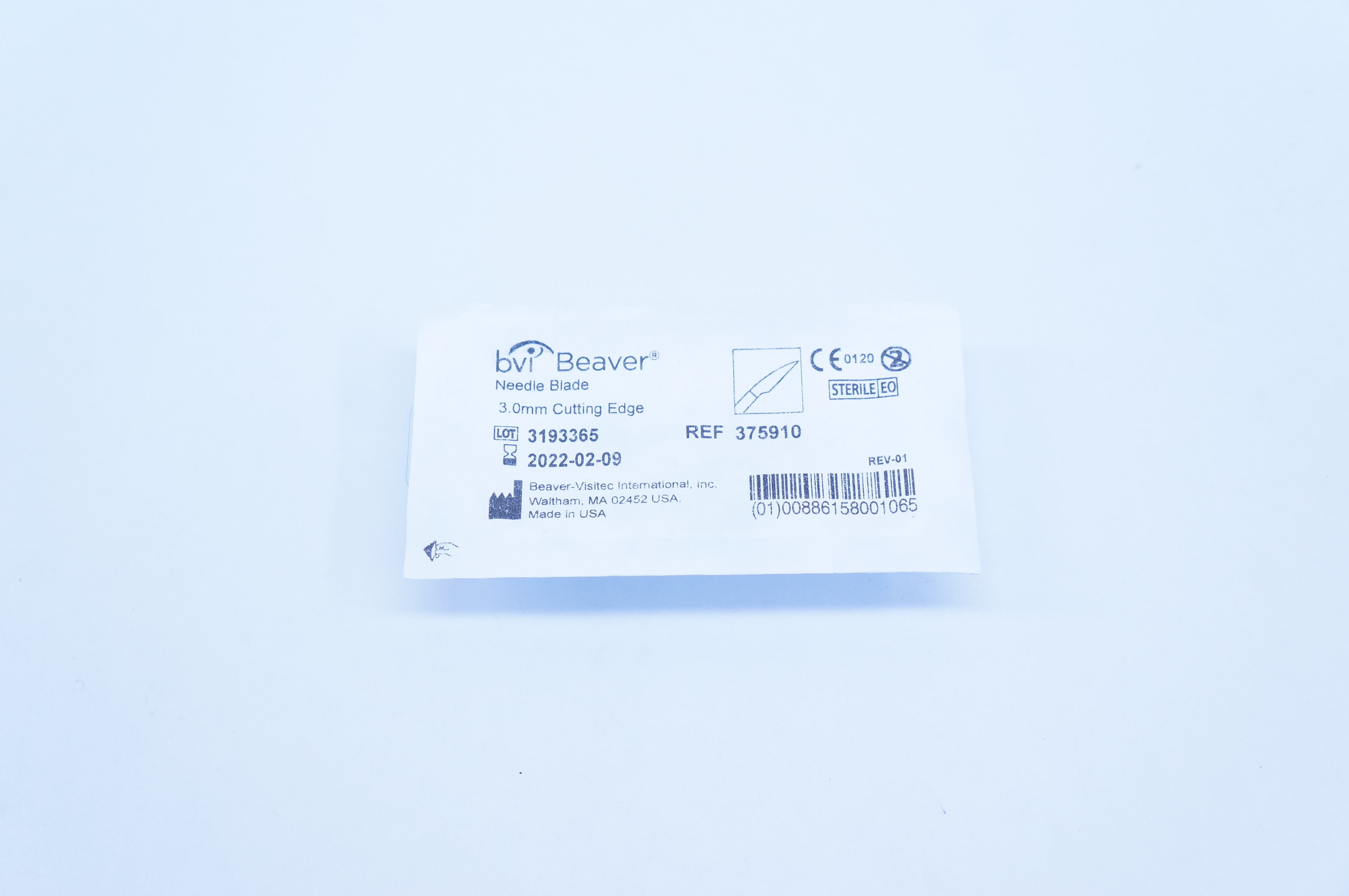 BVI Beaver 375910 Ndle Blade 3.0mm Cutting Edge (x)