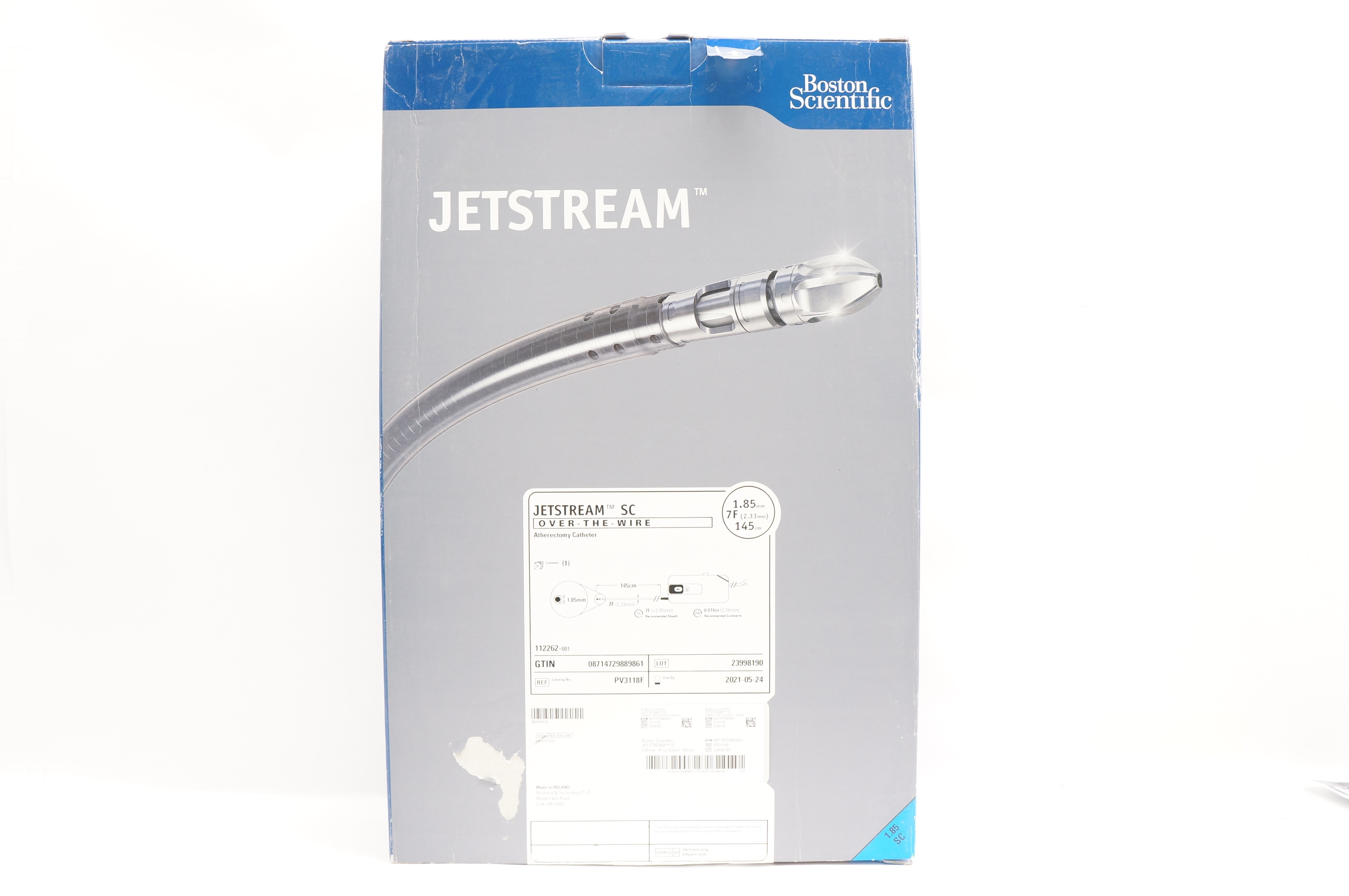 Boston Scientific PV3118F Jetstream SC Atherectomy Catheter 1.85mmx 7Fx145cm (x)