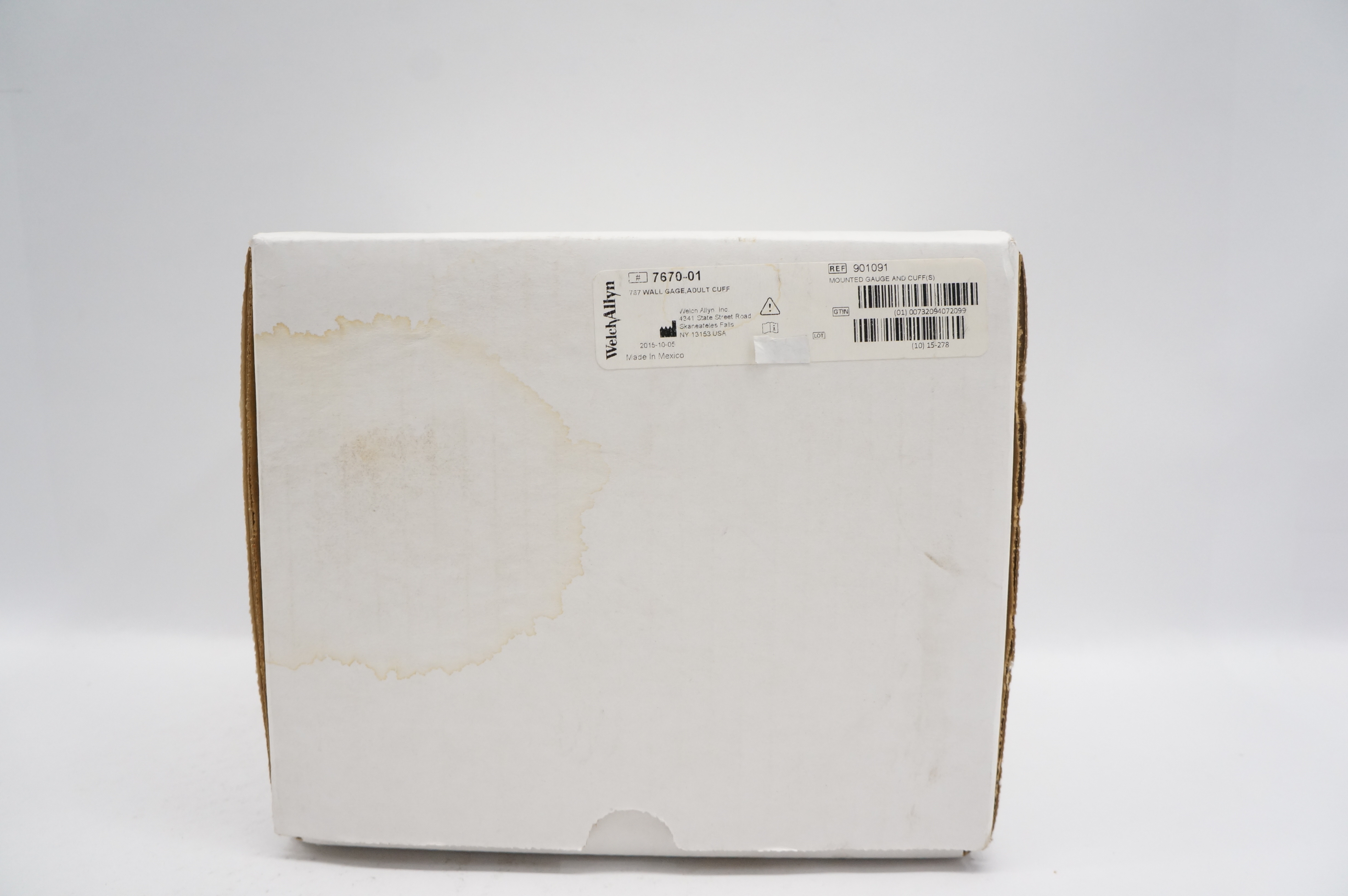 Welch Allyn 901091 Mounted Gauge & Cuff(s) 767 Wall Gage, Adult Cuff