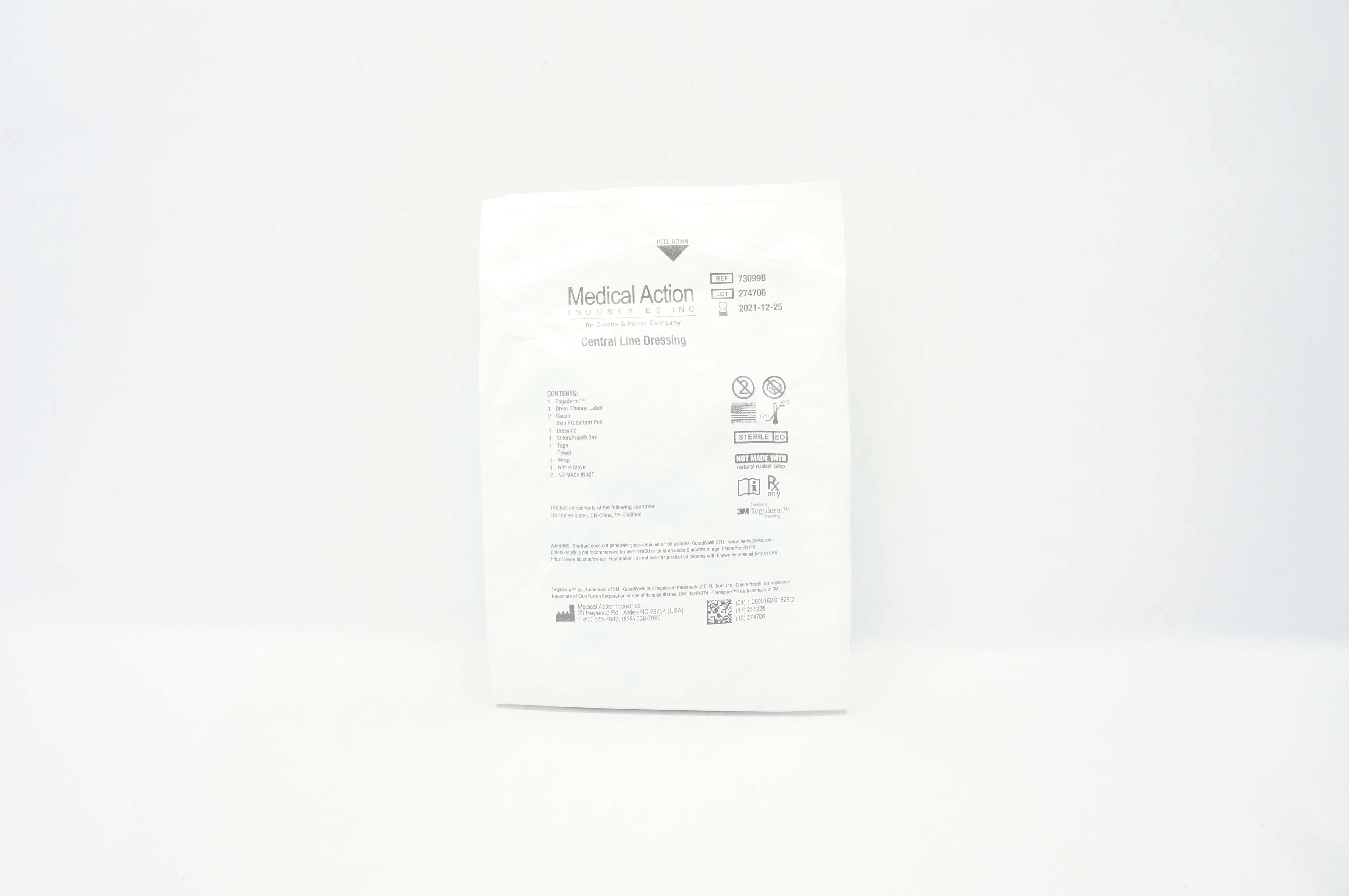 Medical Action 73099B 3M Tegaderm Central Line Dressing (x)