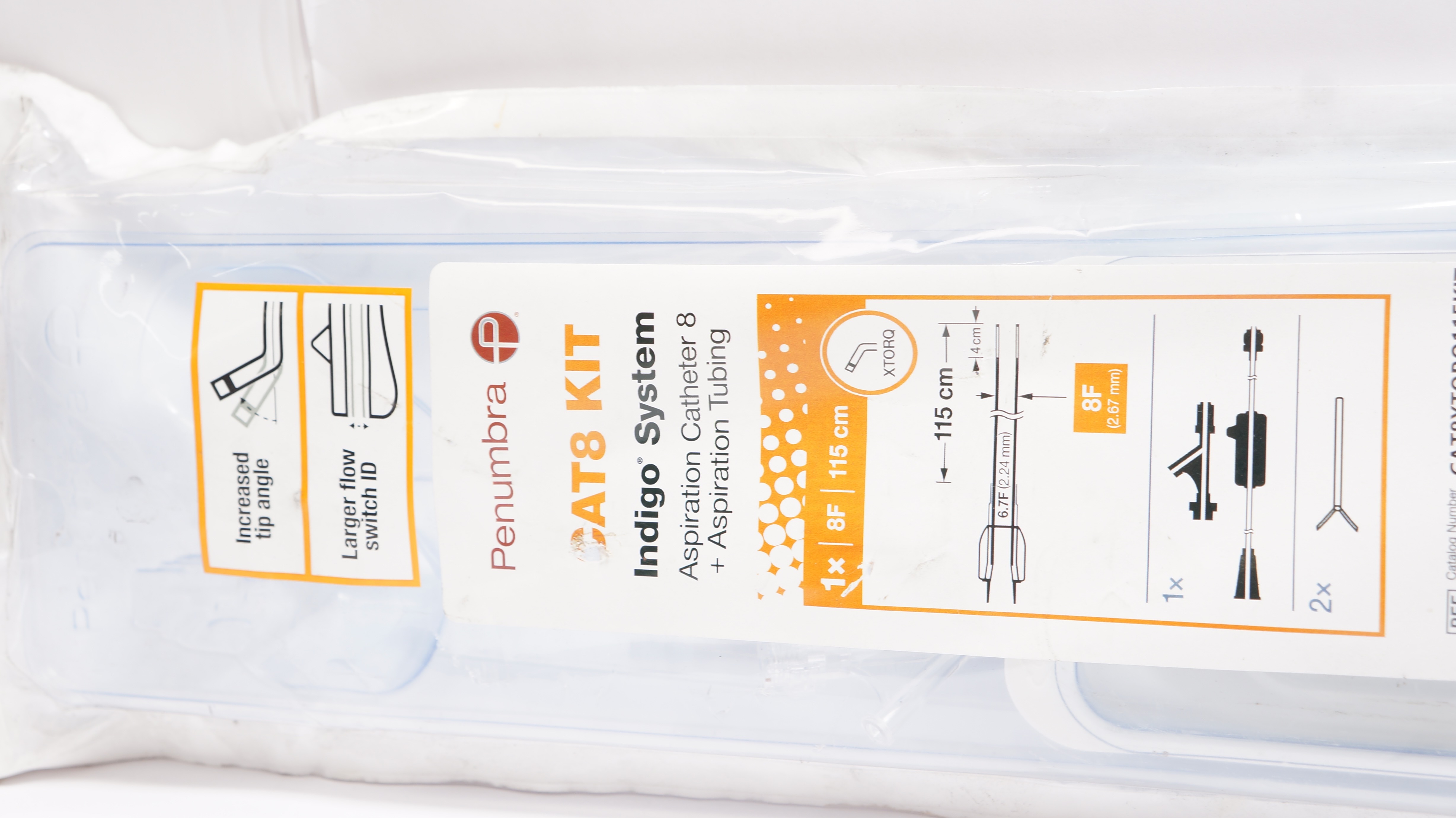 Penumbra CAT8XTORQ115KIT Indigo System CAT8Kit Aspiration Cath. 8F x 115cm (x)