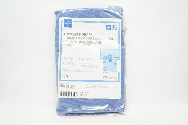 Medline DYNJP7003 Thyroid Surgical T-Drape, Level 4, 102inch x 121inch