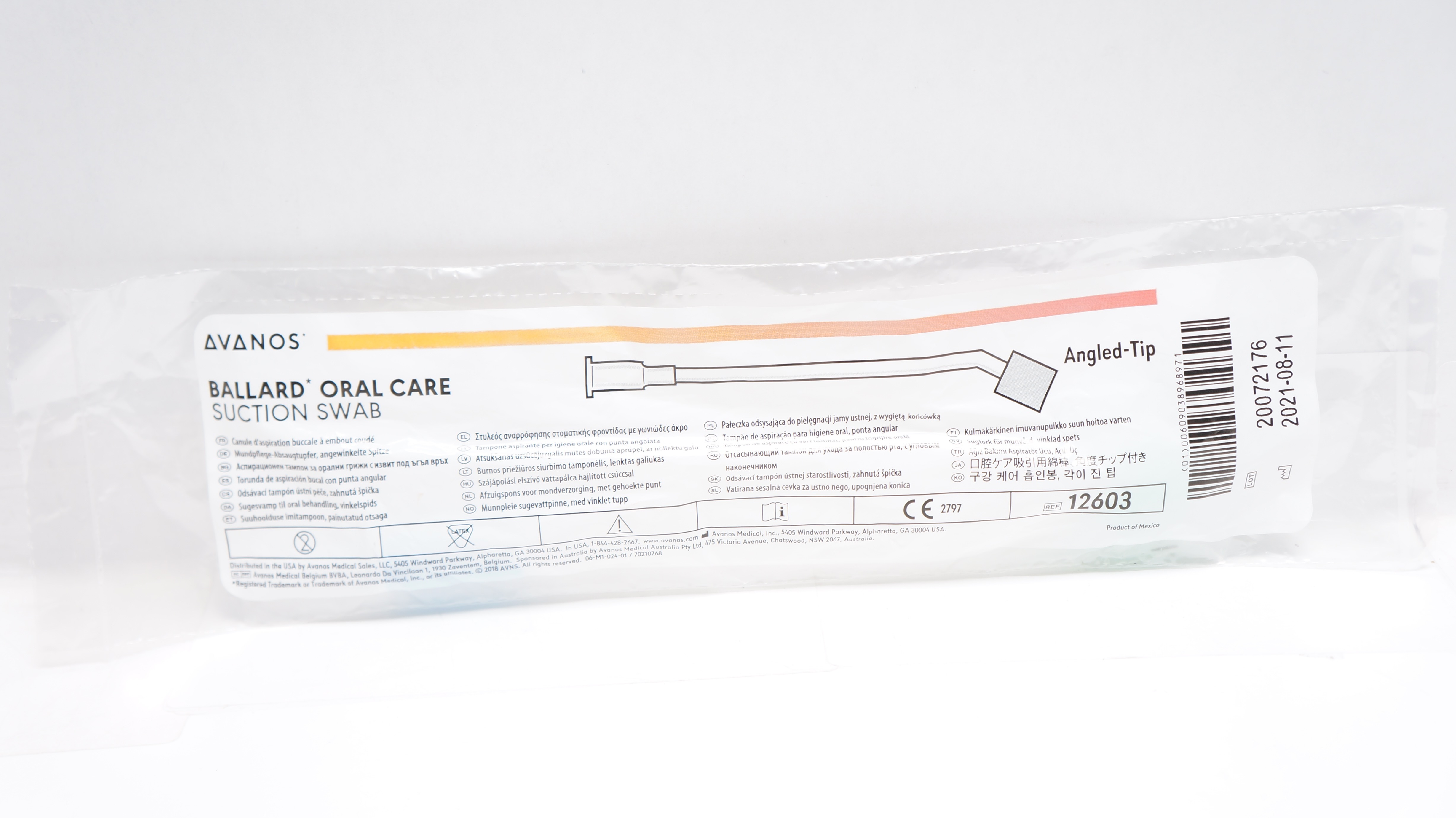 Avanos 12603 Ballard Oral Care Suction Swab Angled Tip (x)
