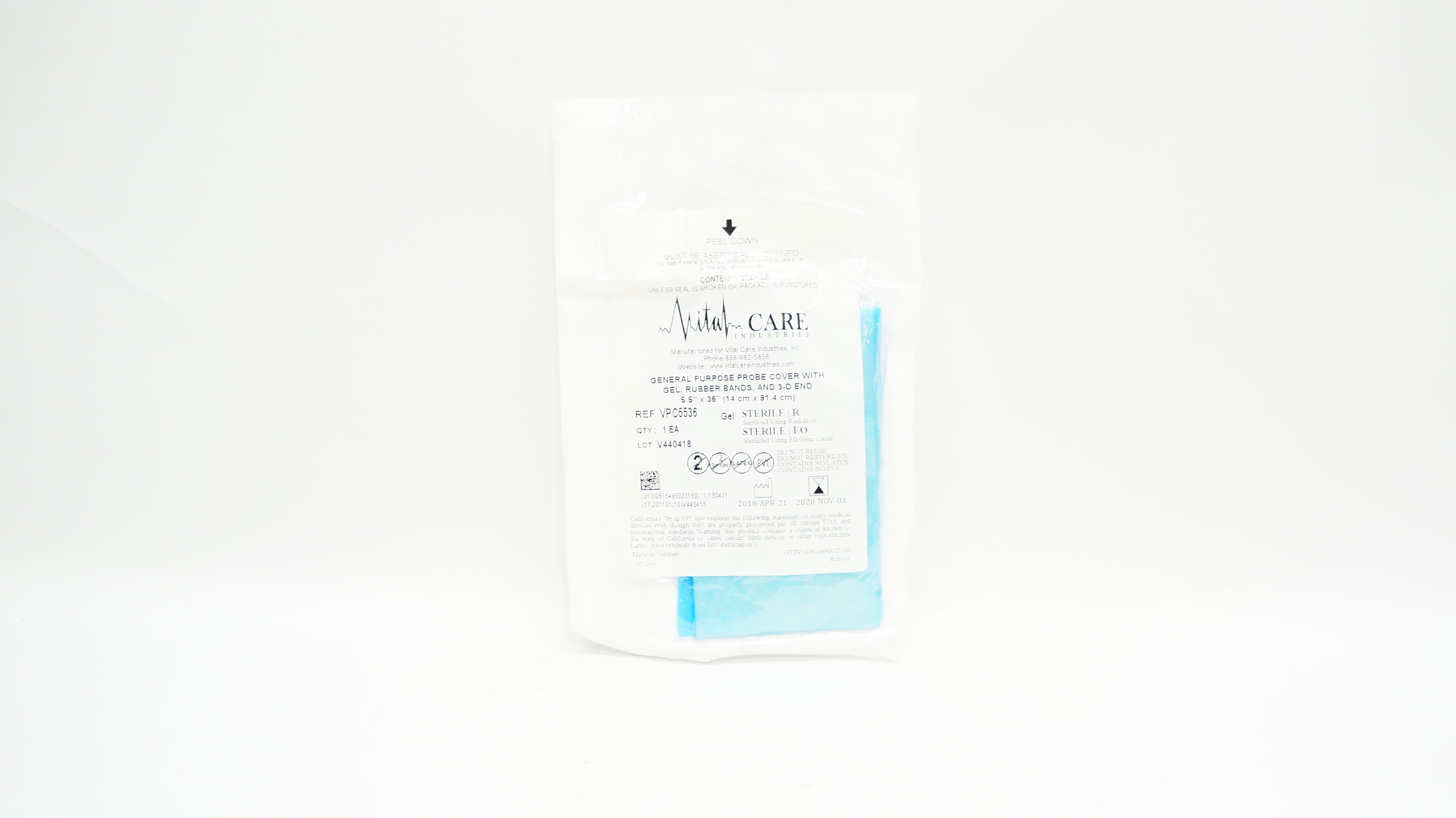 Vital Care VPC5536 General Purpose Probe Cover 5.5inch x 36inch (x)