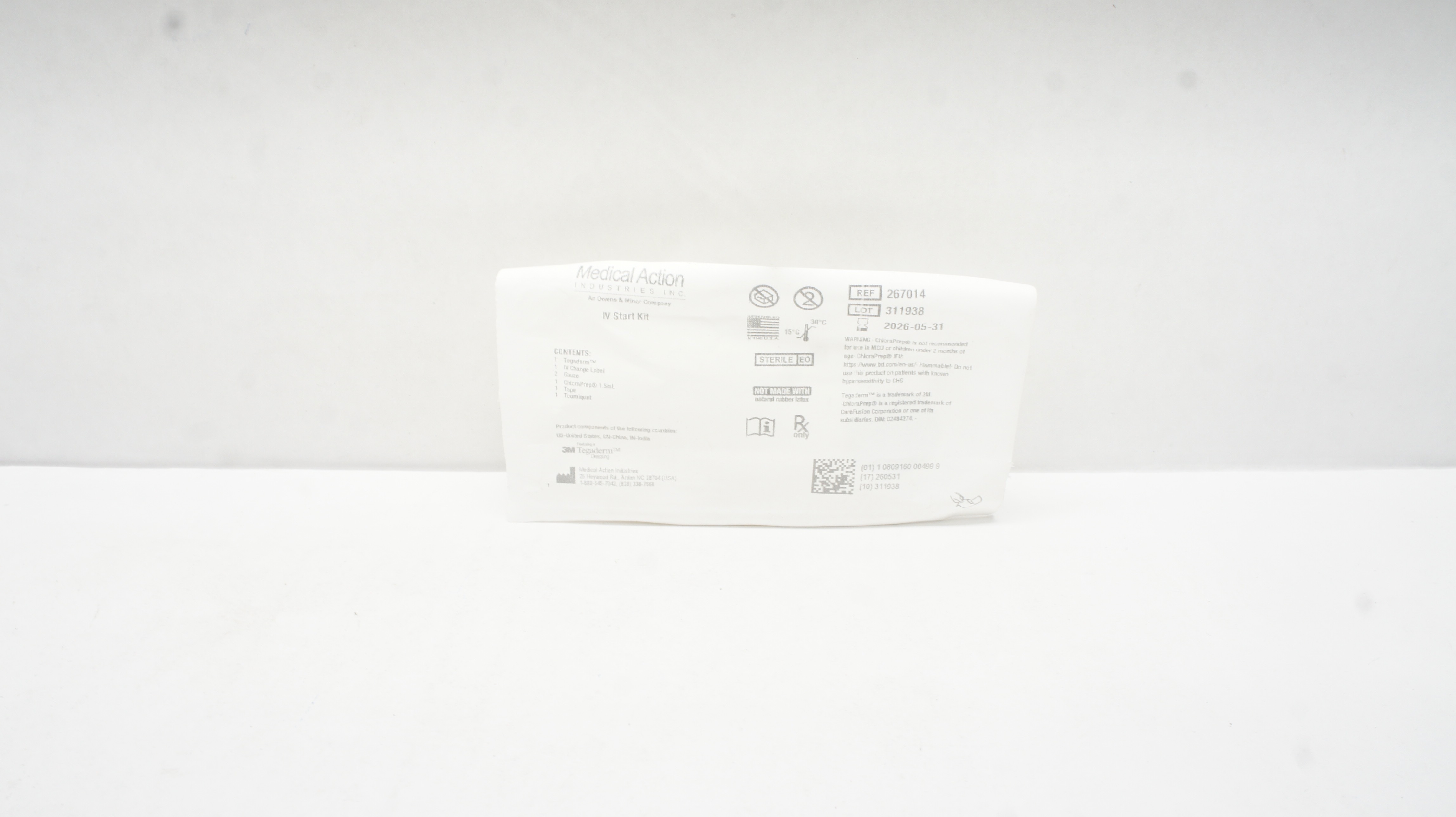 Medical Action 267014 3M Tegaderm IV Start Kit
