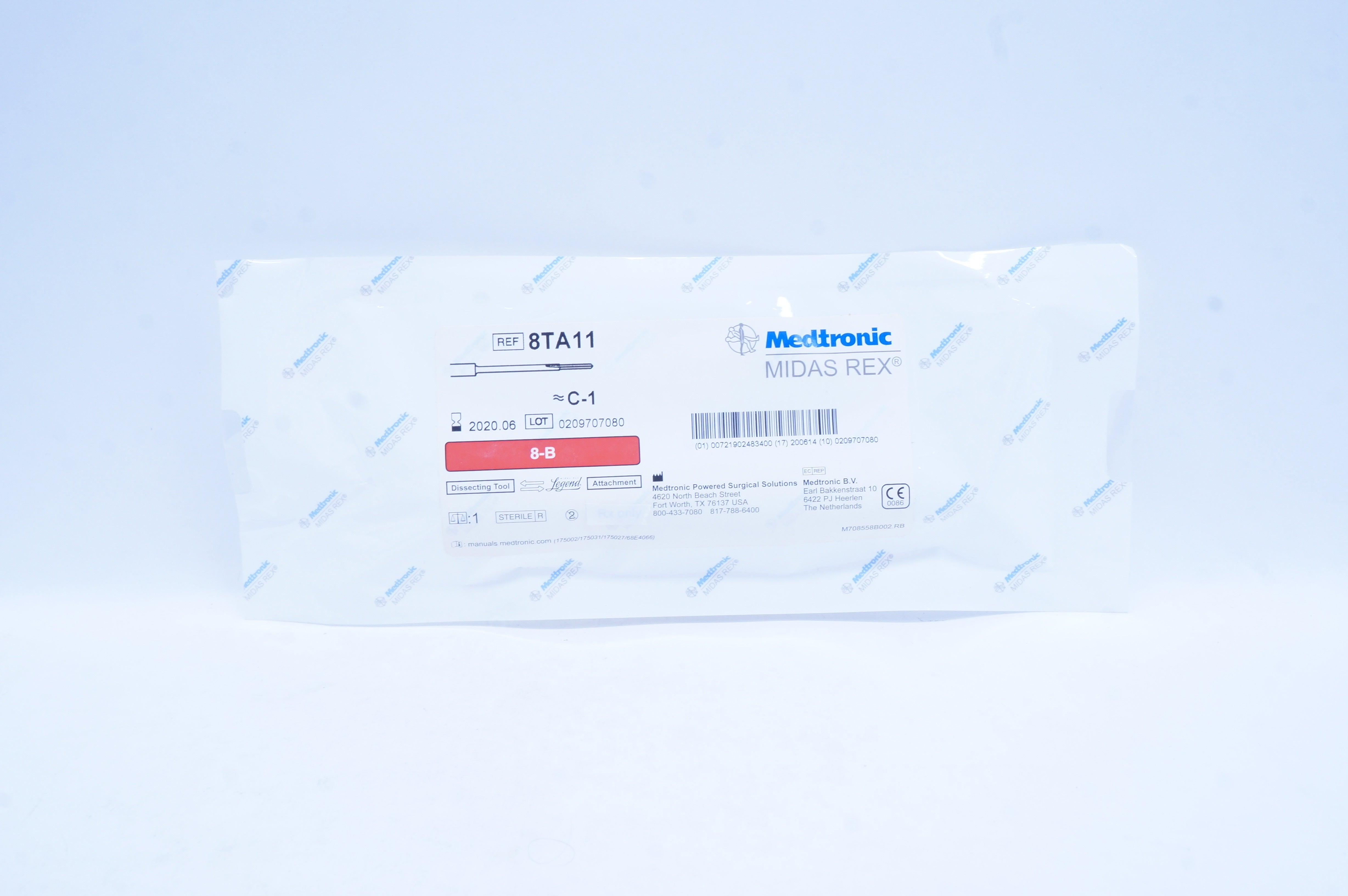 Medtronic 8TA11 Midas Rex Dissecting Tool 8-B (x)