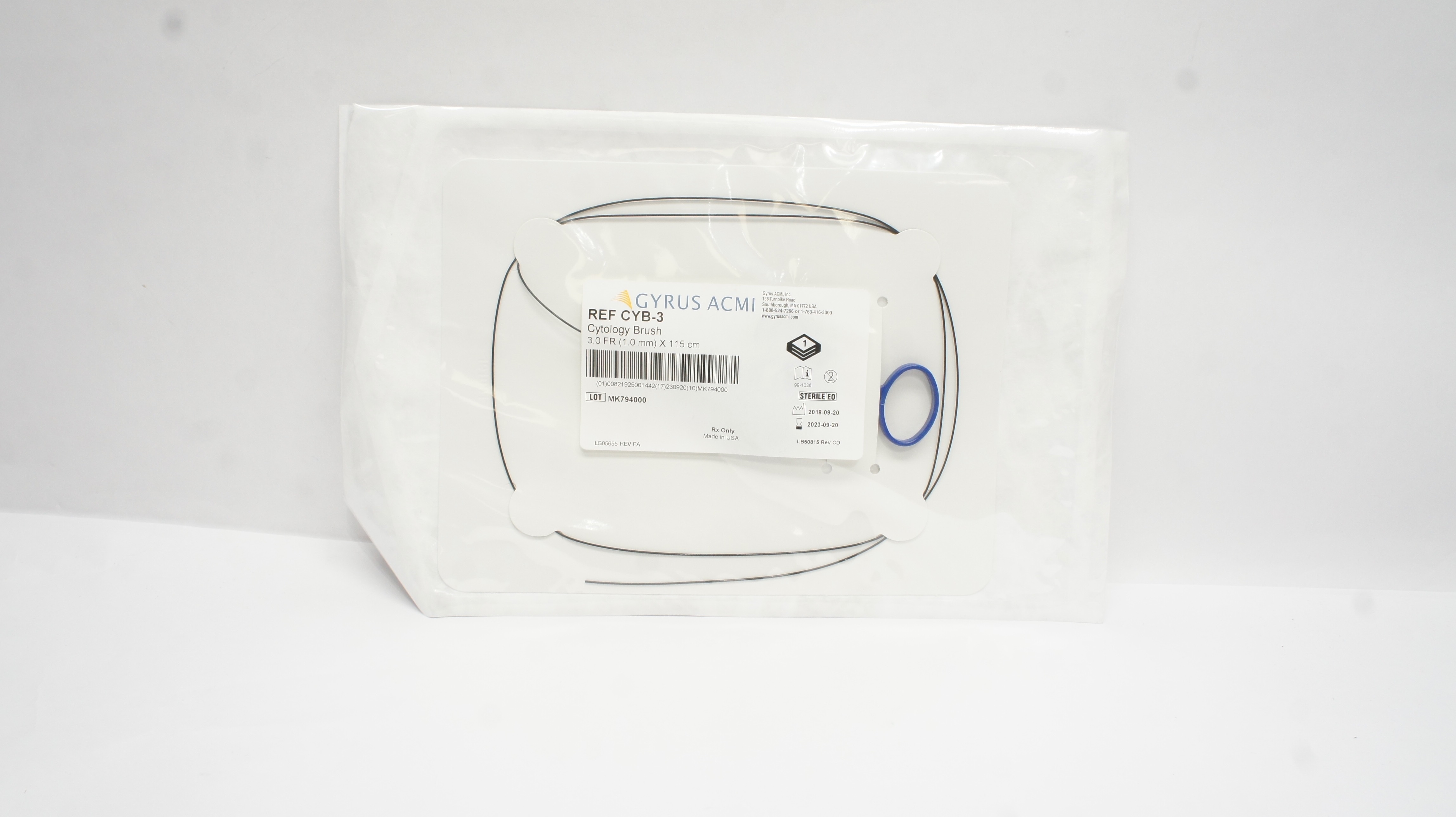 Gyrus Acmi CYB-3 Cytology Brush 3.0Fr x 115cm (x)