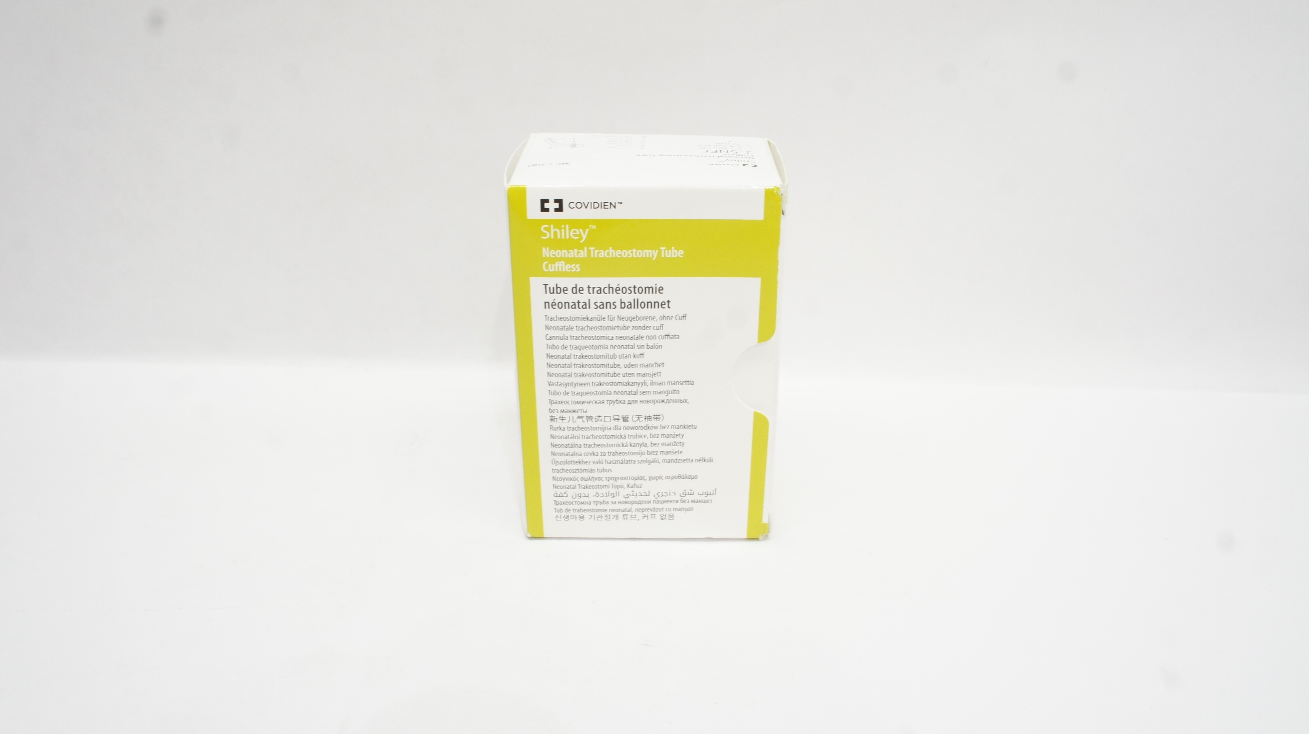 Covidien 3.5NEF Shiley Neonatal Tracheostomy Tube Cuffless