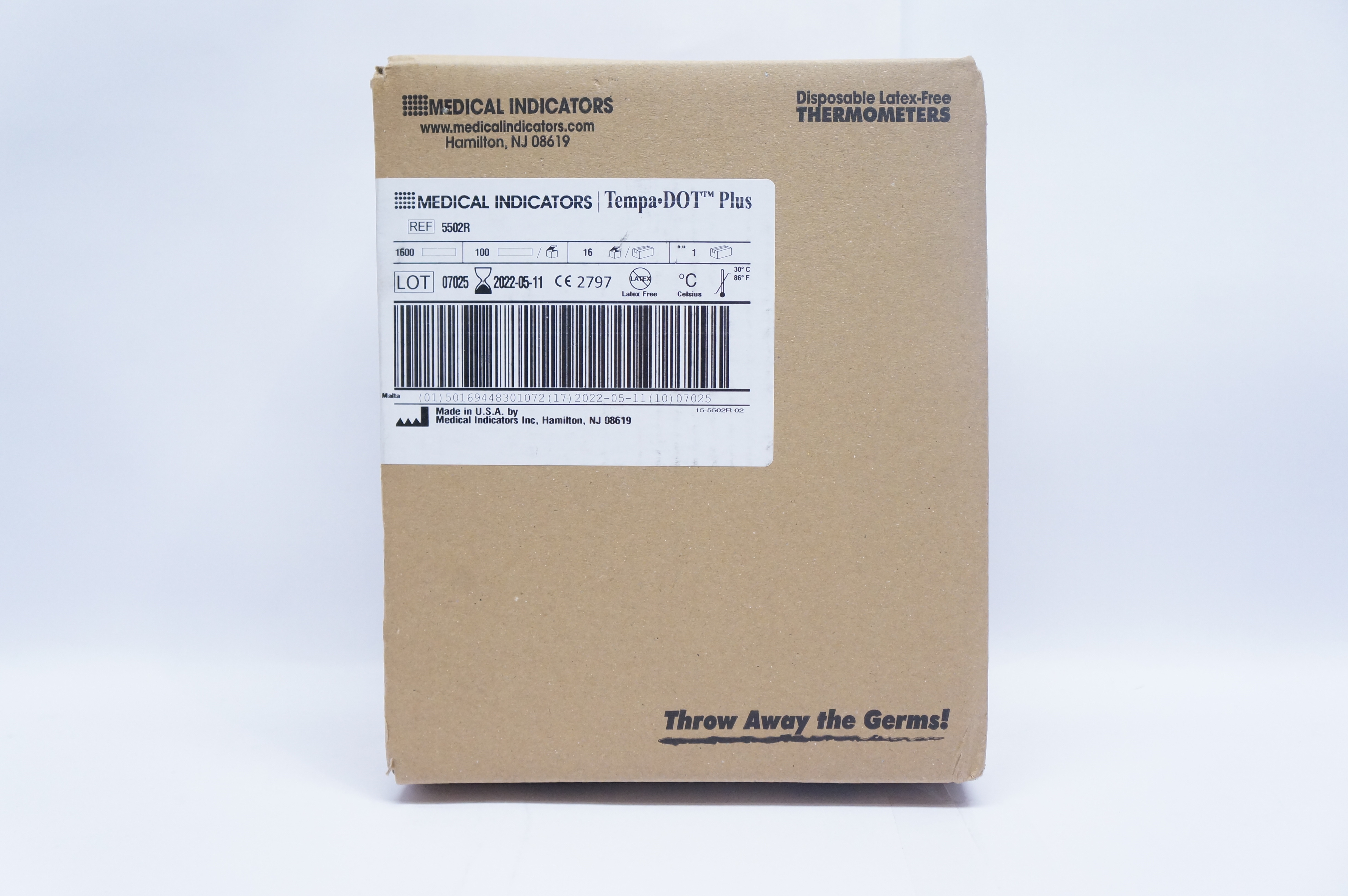 Medical Indicators 5502R Tempa DOT Plus Clinical Thermometer