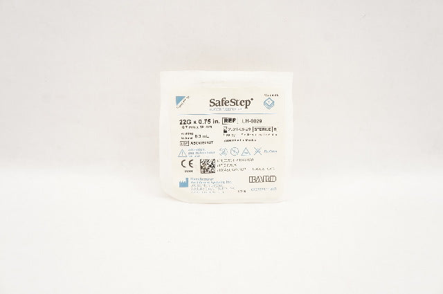 Bard LH-0029 SafeStep Huber Ndle Set 22G x 0.75inch, Priming Volume 0.3ml (x)