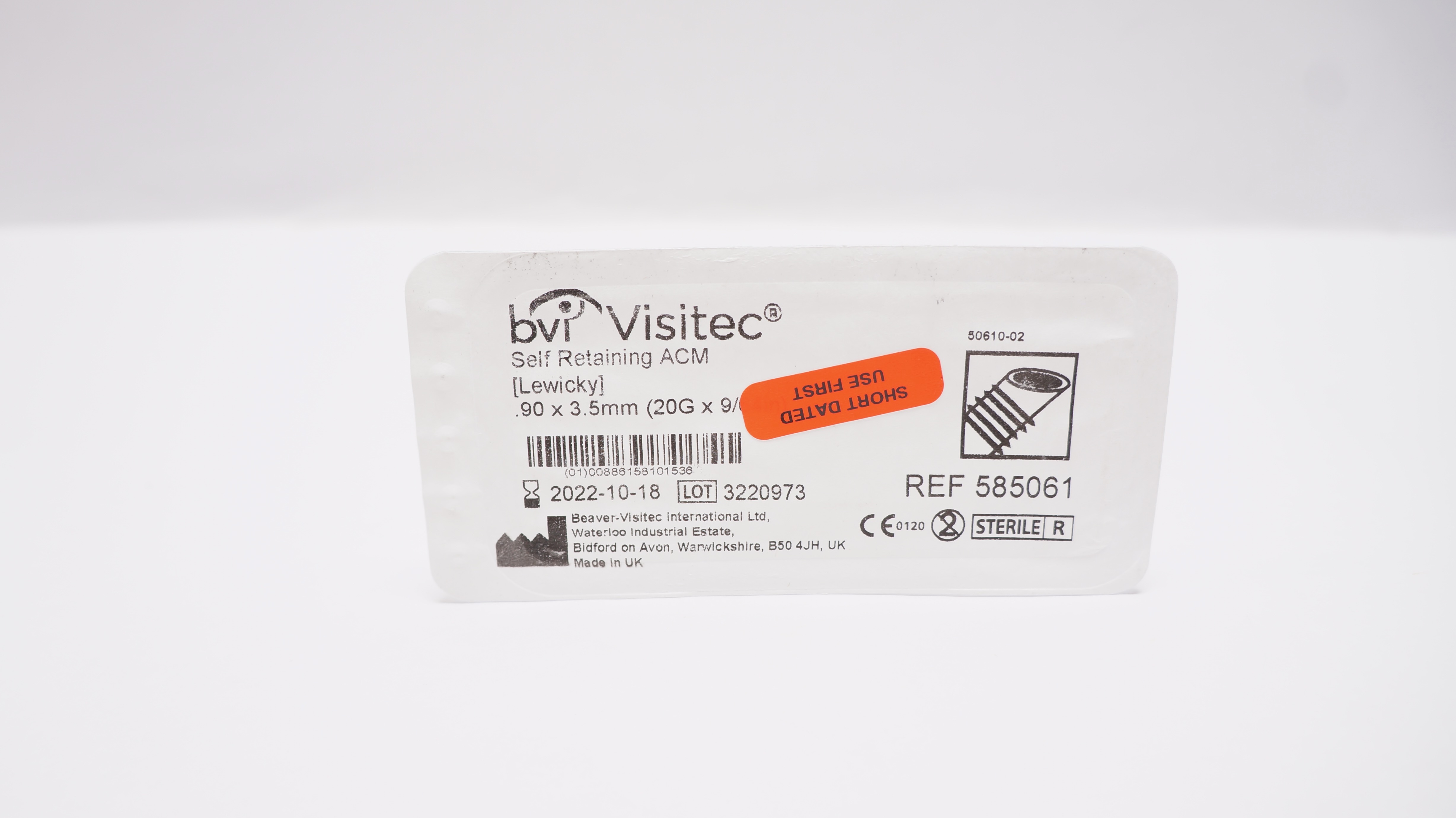 BVI Beaver 585061 Visitec Self Retaining ACM 20G x 9/64inch (x)