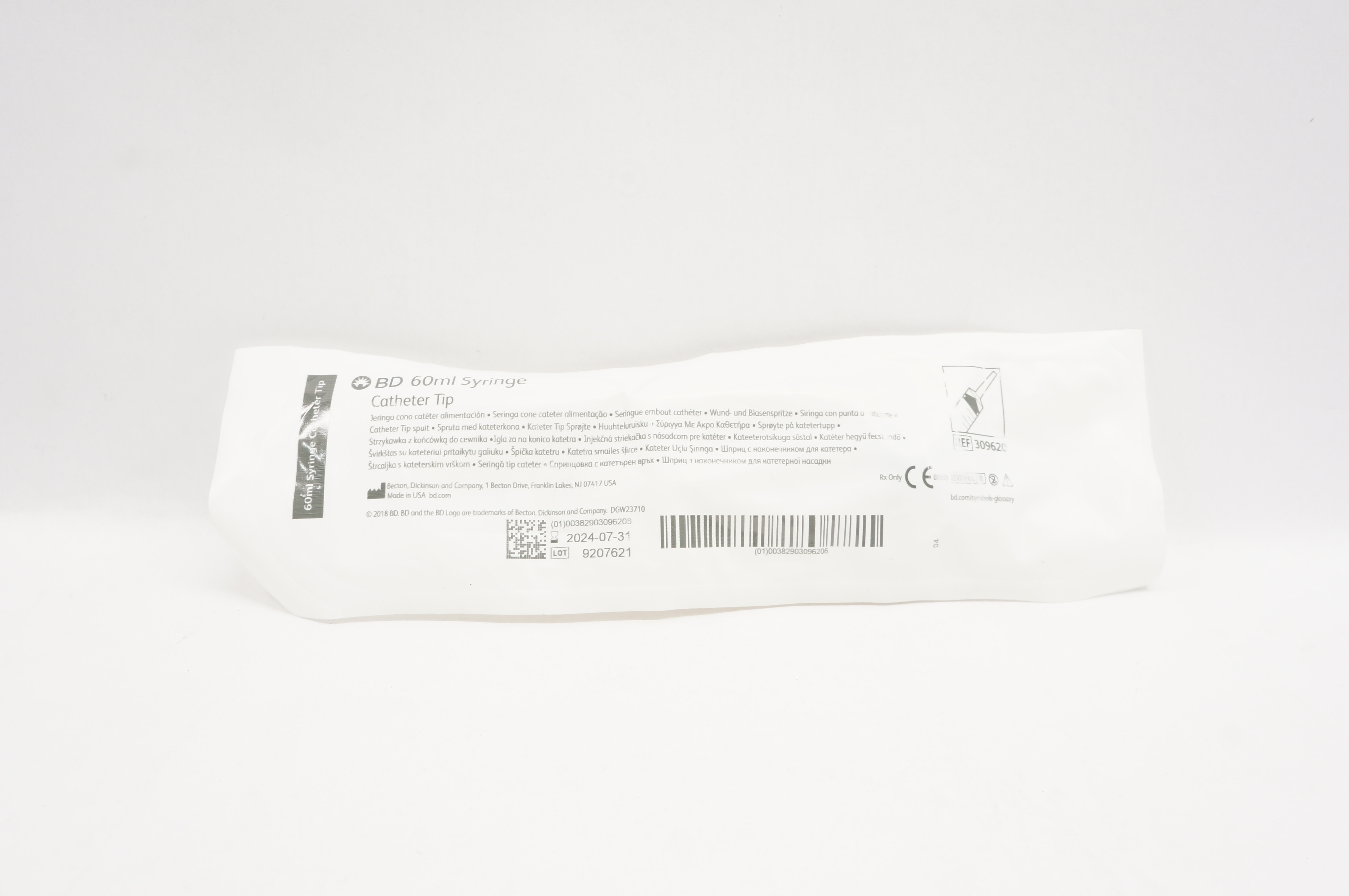 BD 309620 50ml Syringe Catheter Tip