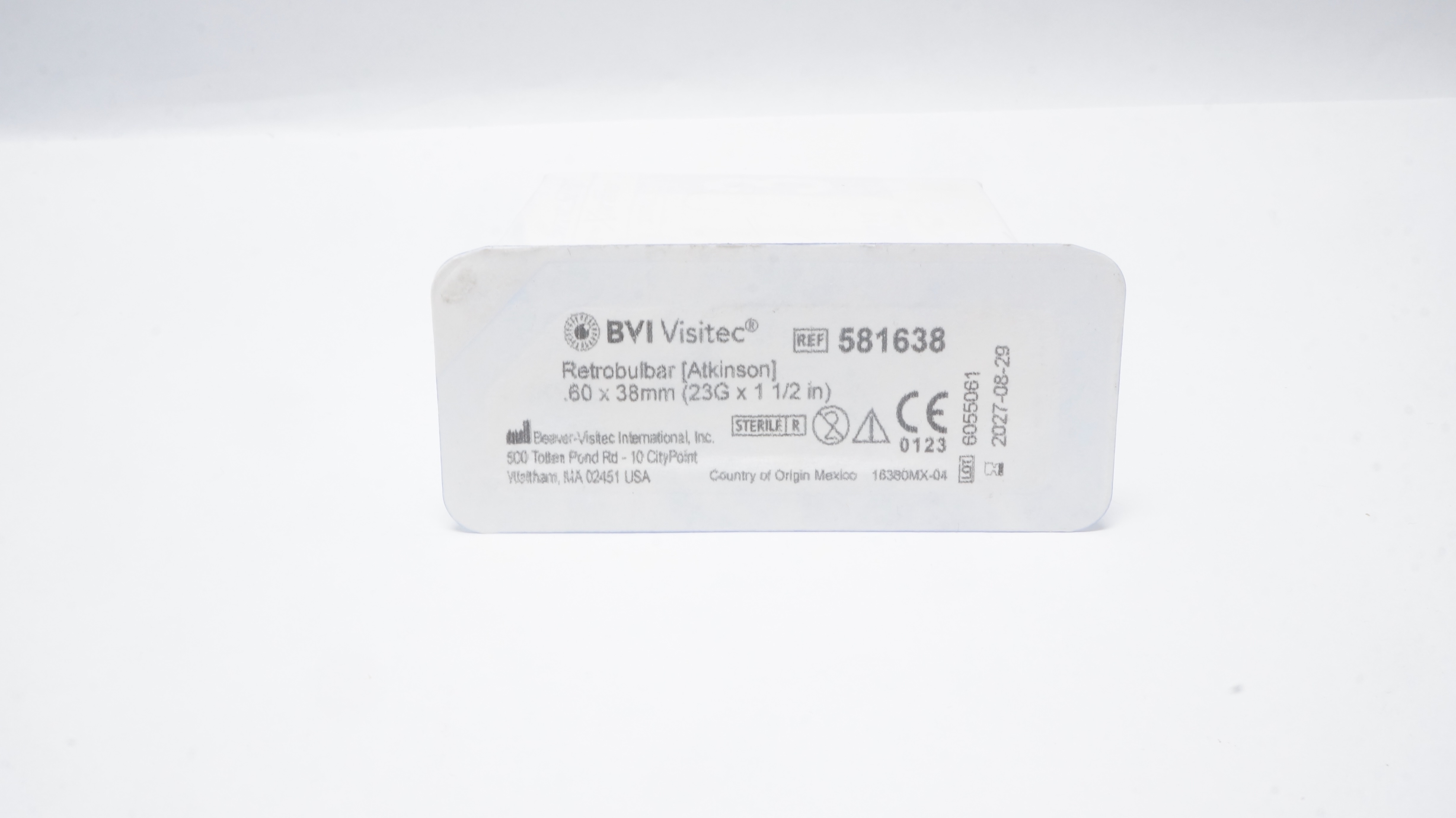 BVI Beaver 581638 Visitec Retrobulbar [Atkinson] 23G x 1 1/2inch