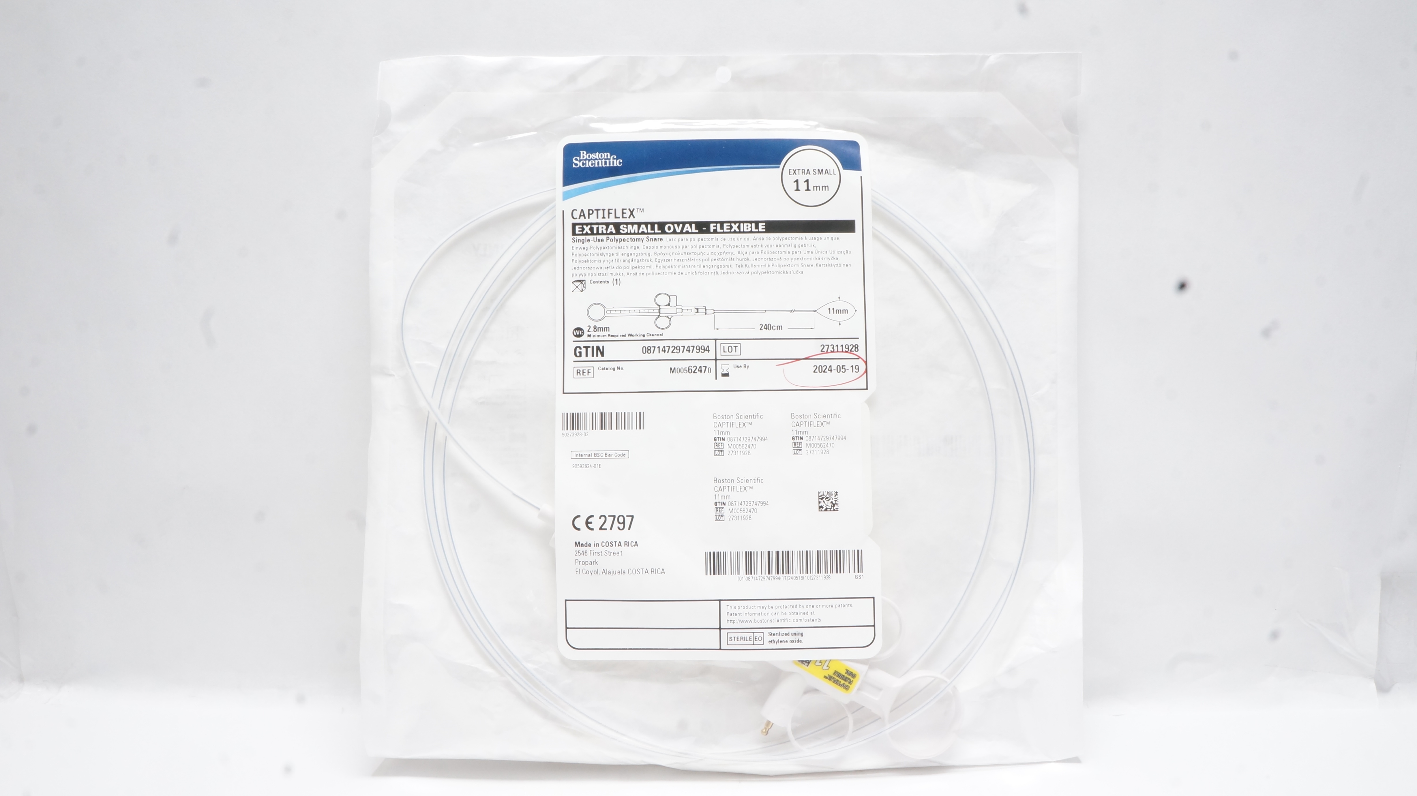 Boston Scientific M00562470 Captiflex Polypectomy Snare Extra Small 11mm (x)