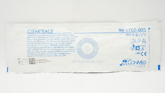 ConMed 1700-005 Cleartrace Adult ECG Electrode - Pack of 5