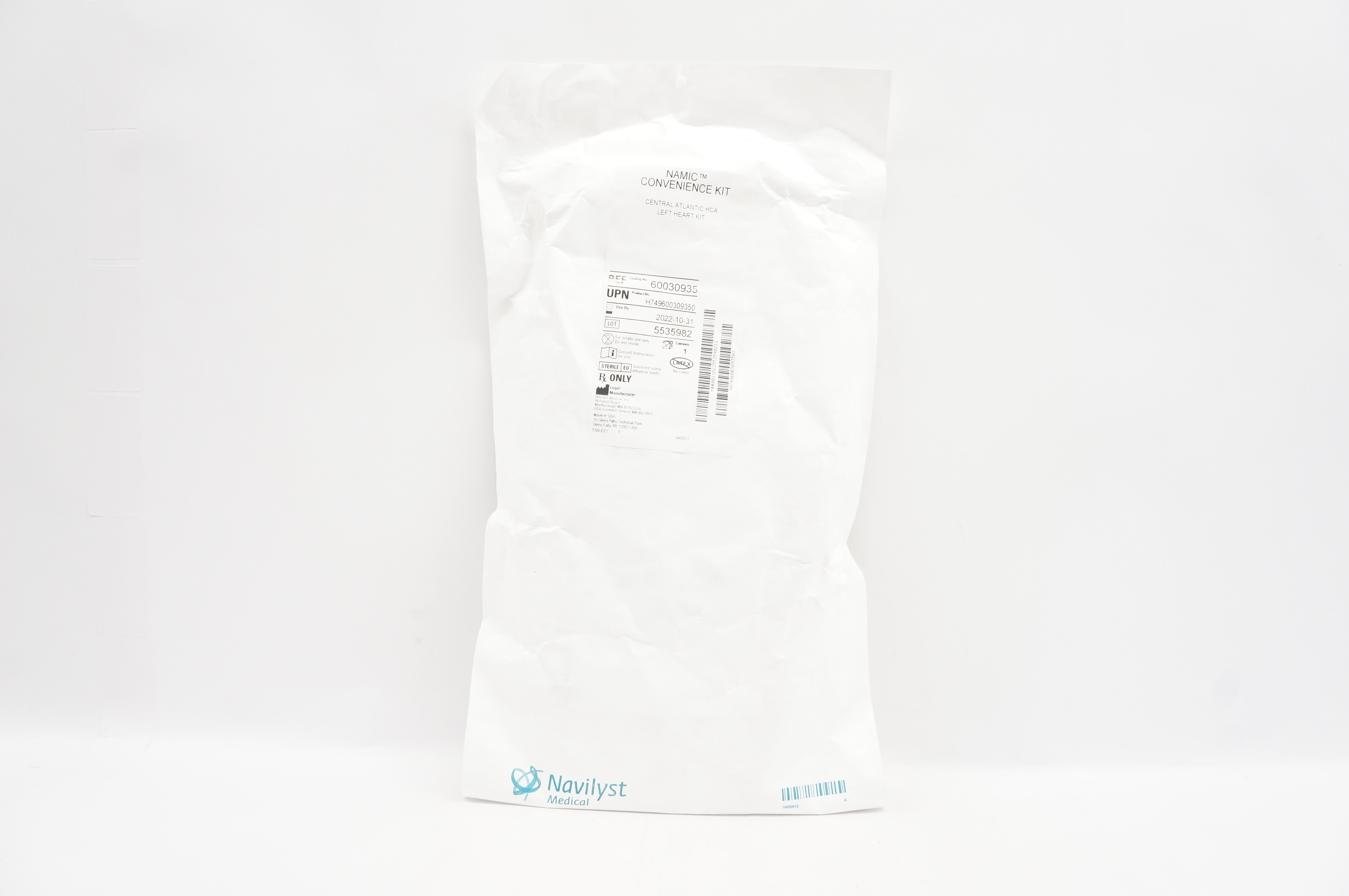 Medline 60030935 Central Atlantic HCA Left Heart Kit