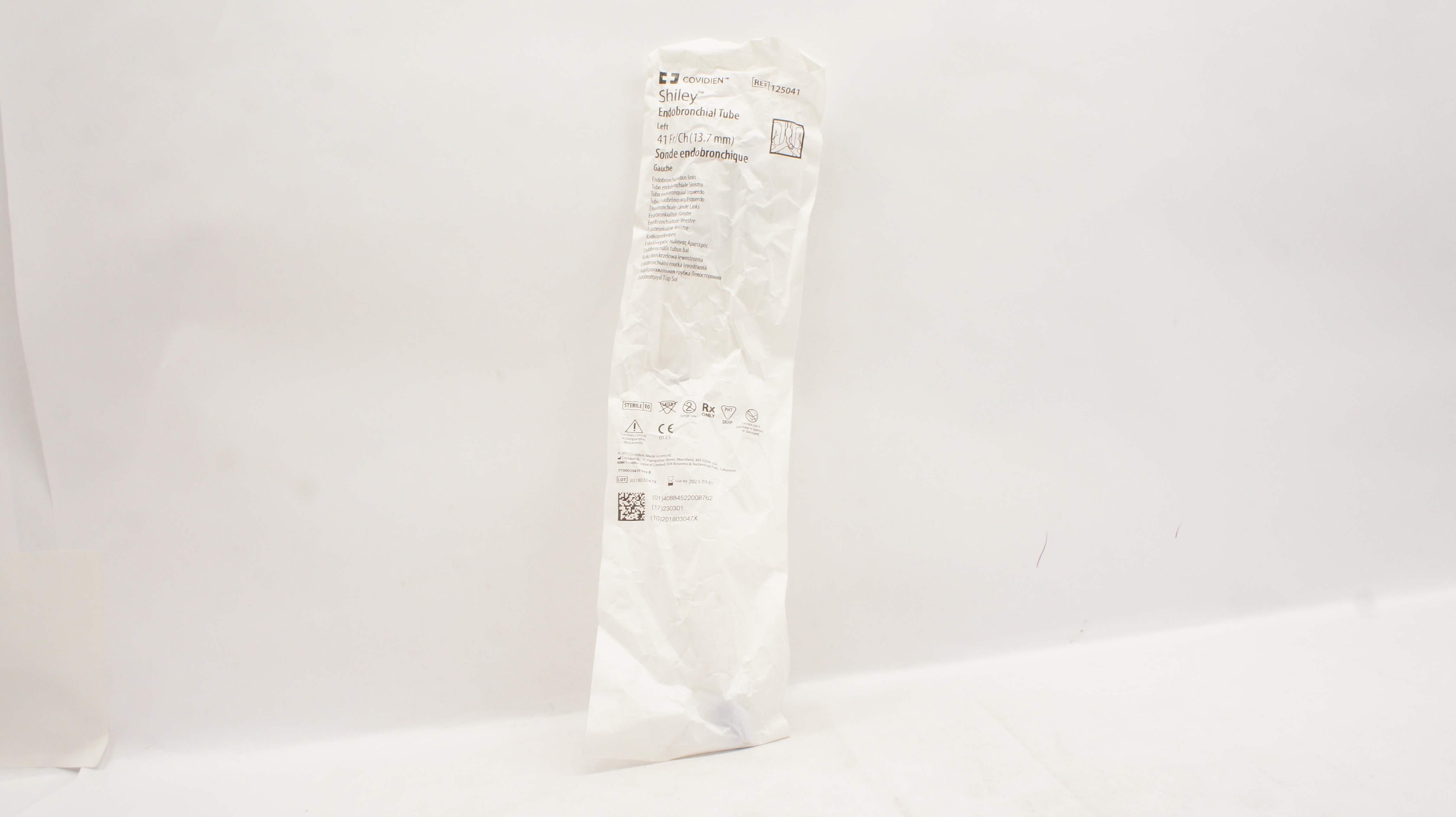 Covidien 125041 Shiley Endobronchial Tube Left 41Fr/Ch