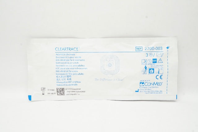 ConMed 2700-003 Cleartrace Adult ECG Electrode - Pack of 3 (x)