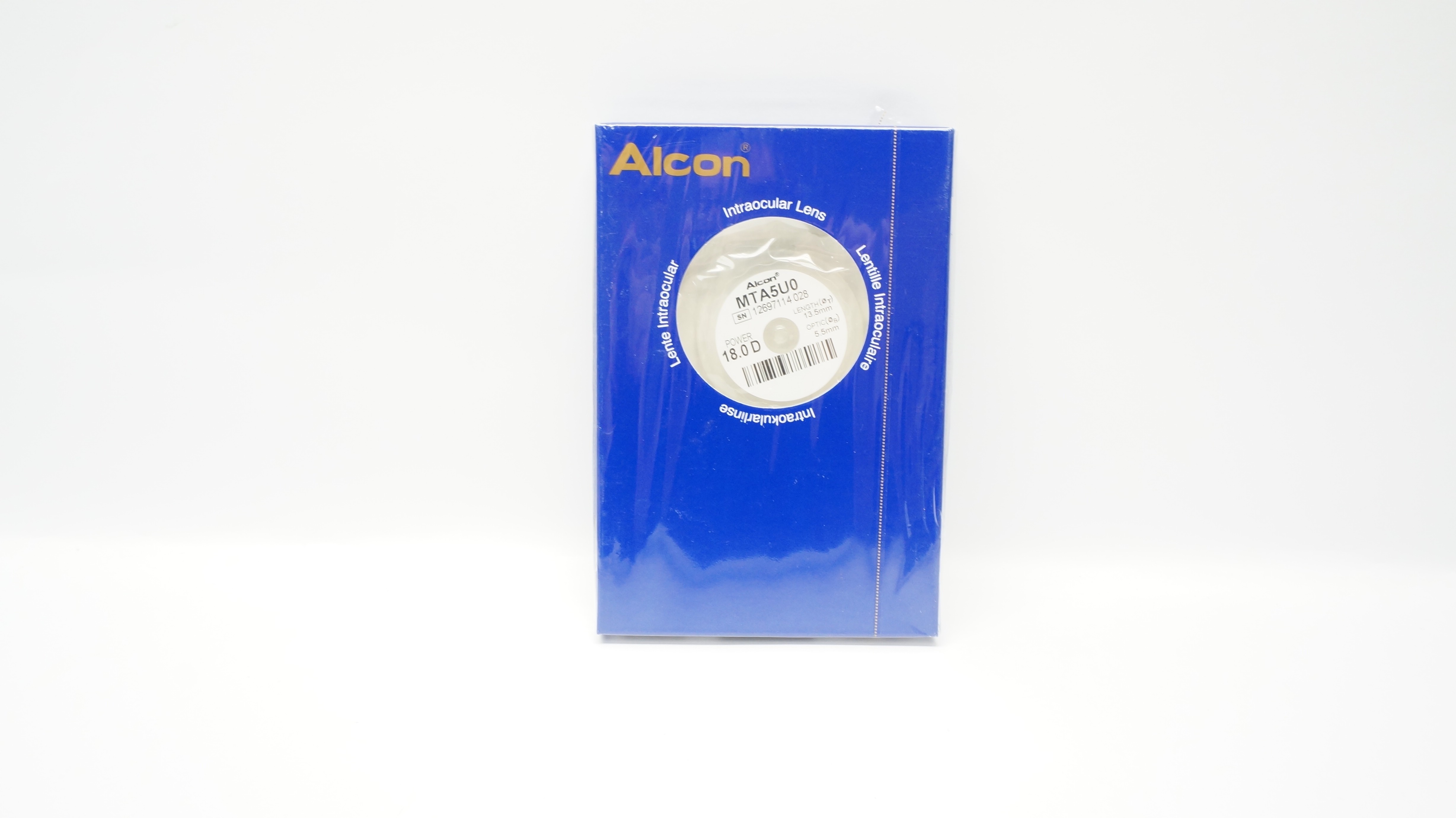 Alcon MTA5UO Intraocular Lens 18.0D, 13.5mm x 5.5mm (x)
