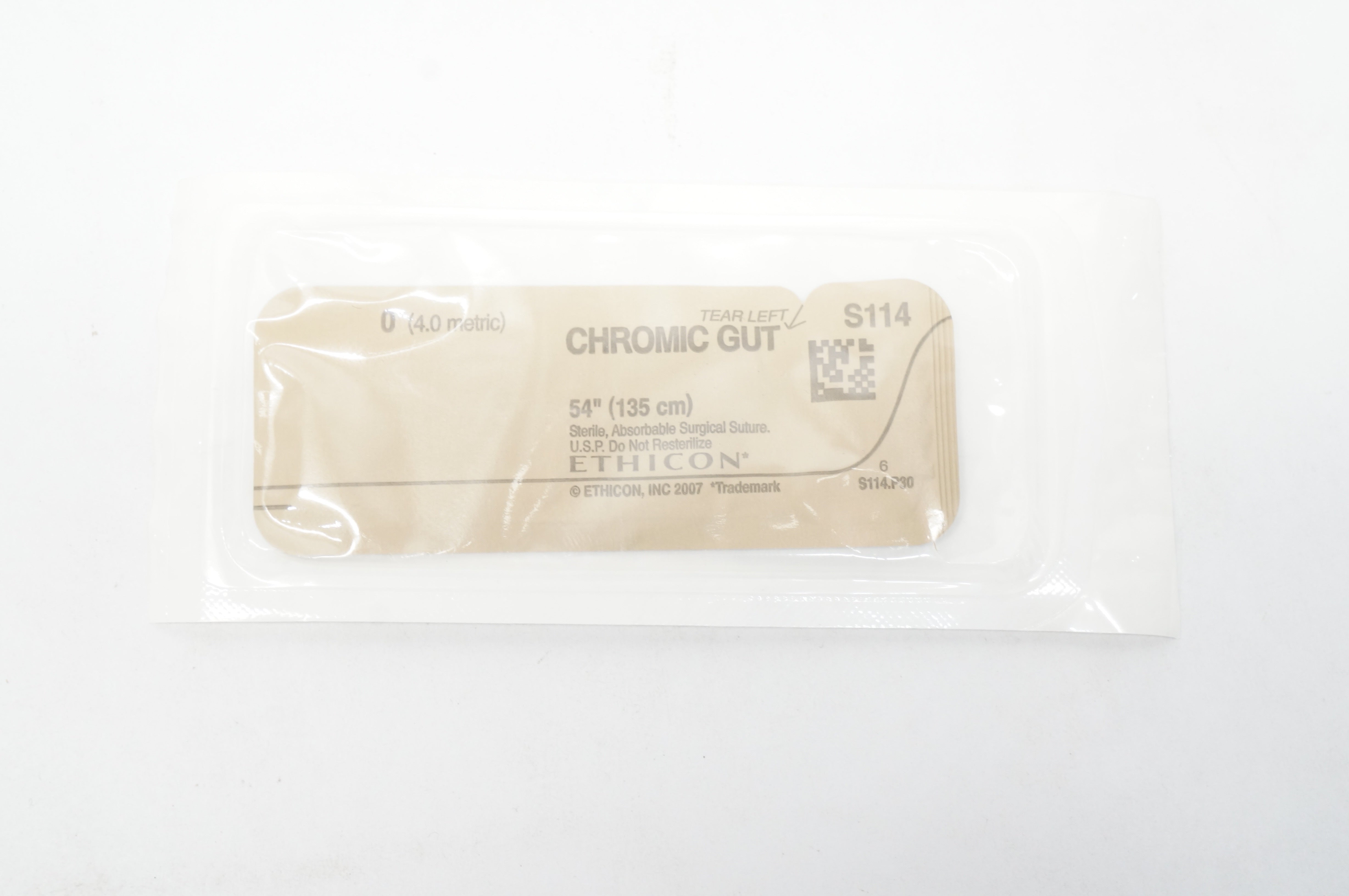 Ethicon S114 0 Chromic Gut Absorbable Surgical Stre 54inch (x)