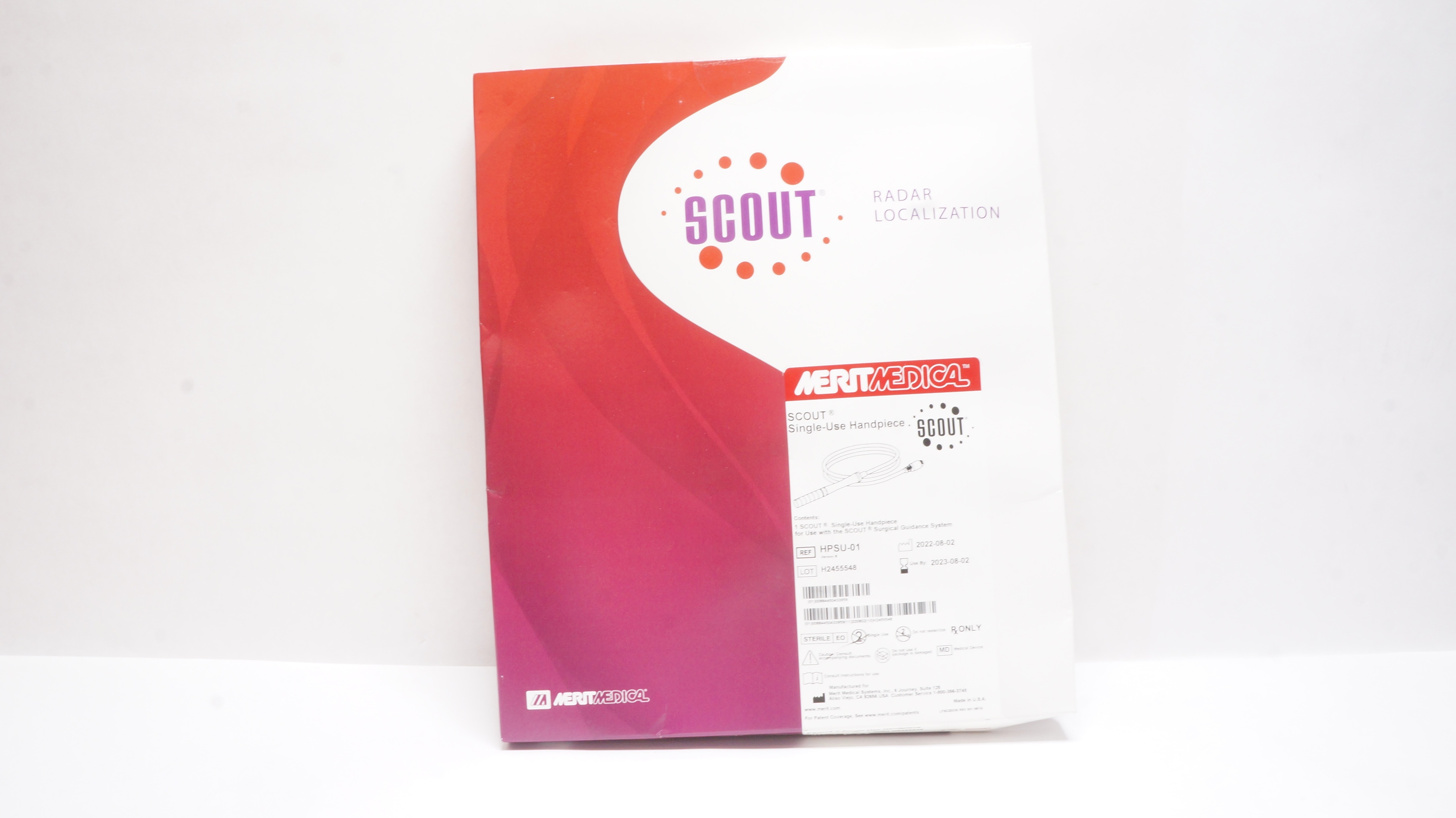 Merit Medical HPSU-01 Scout Single-Use Handpiece