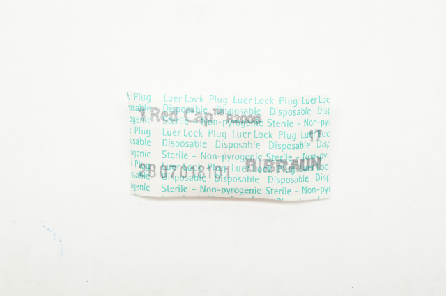 Braun R2000 1 Red Cap Luer Lock Plug 17