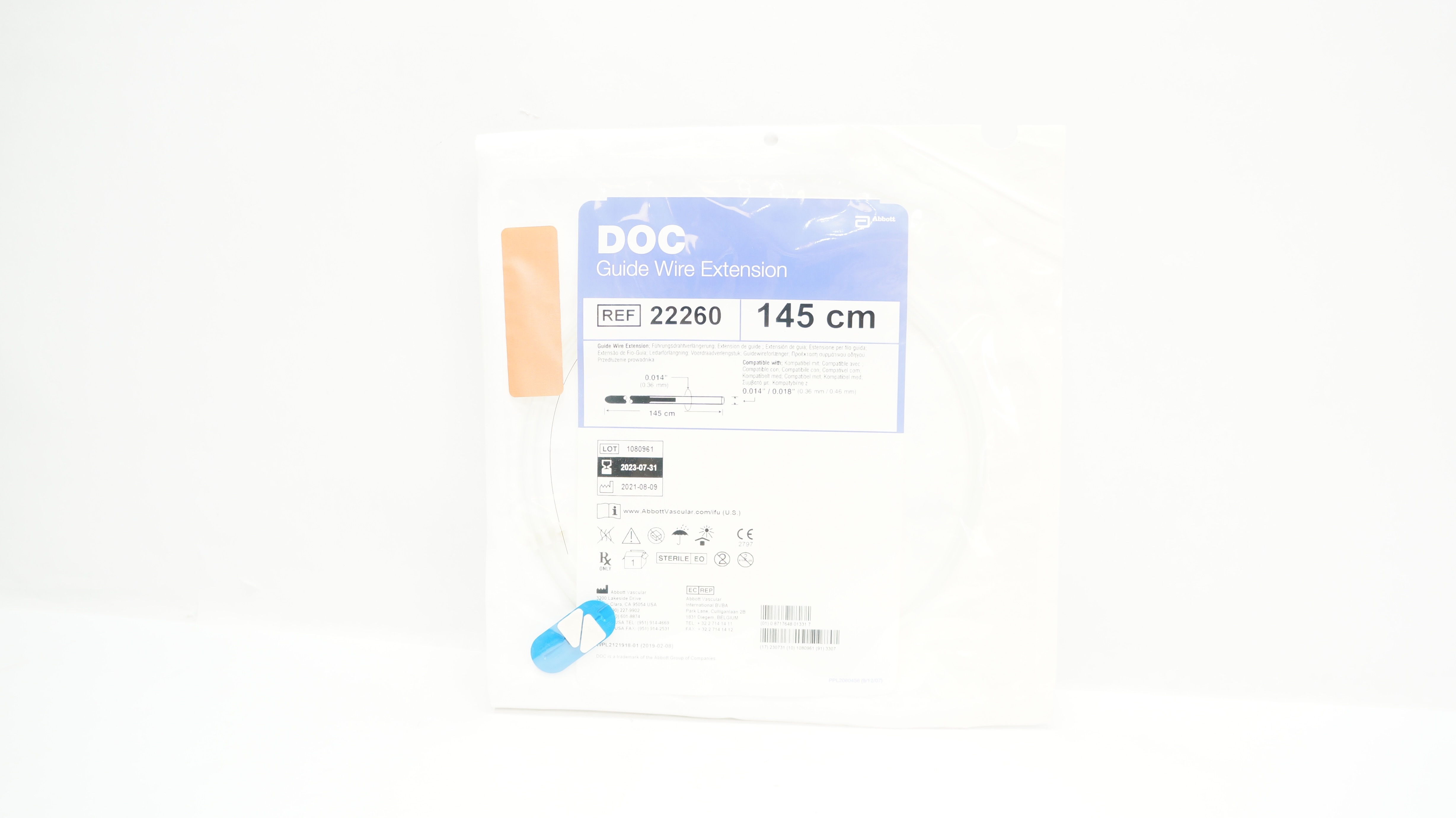 Abbott 22260 DOC Guide Wire Extension 145cm (x)