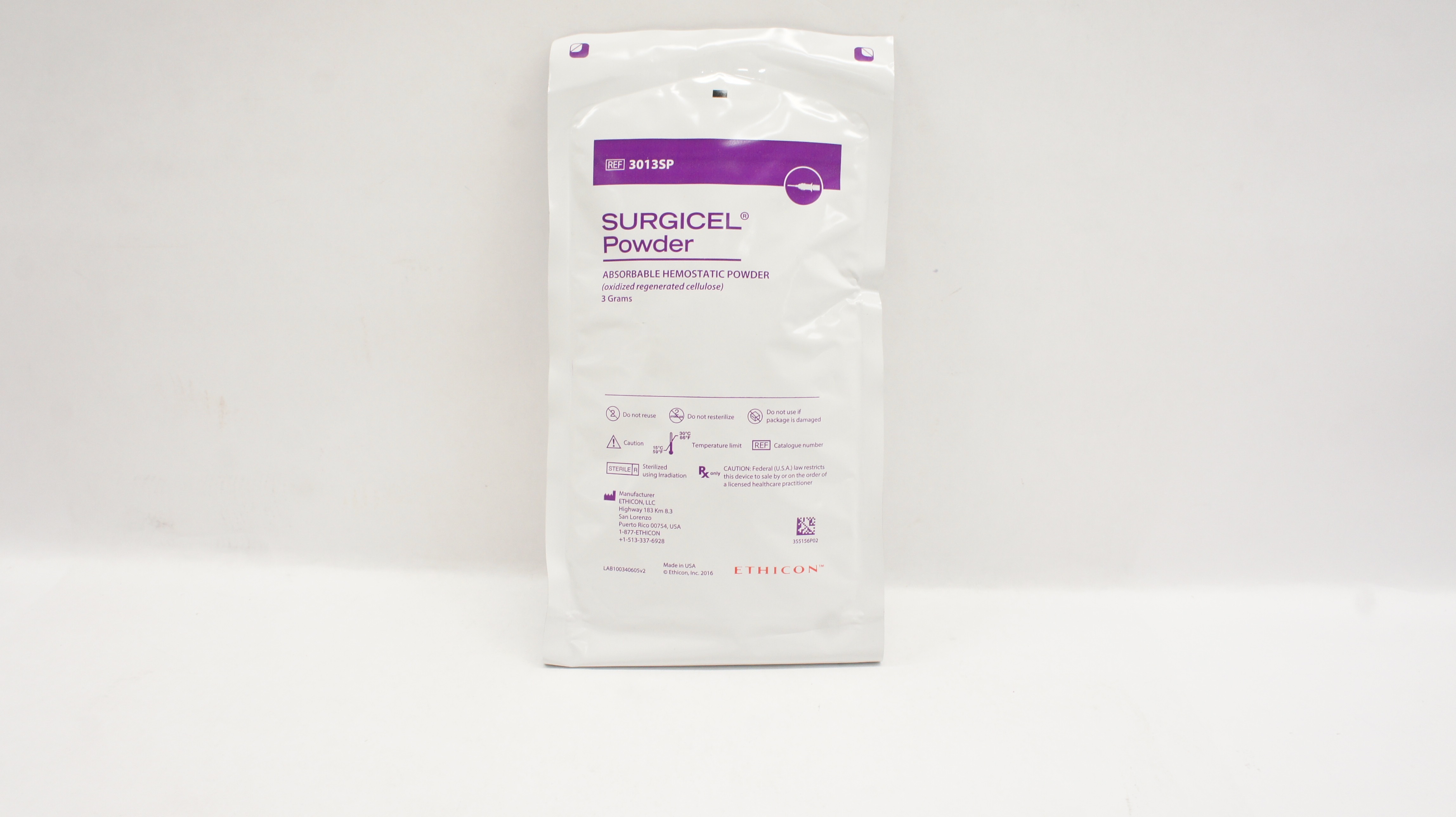 Ethicon 3013SP Surgicel Powder Absorbable Hemostatic Powder 3 Grams (x)