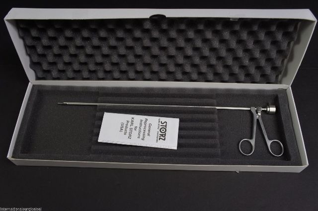 Karl Storz 10378M Ped Bronch Optical Biopsy Forceps Large Oval Spoon 2.3mmx5mm